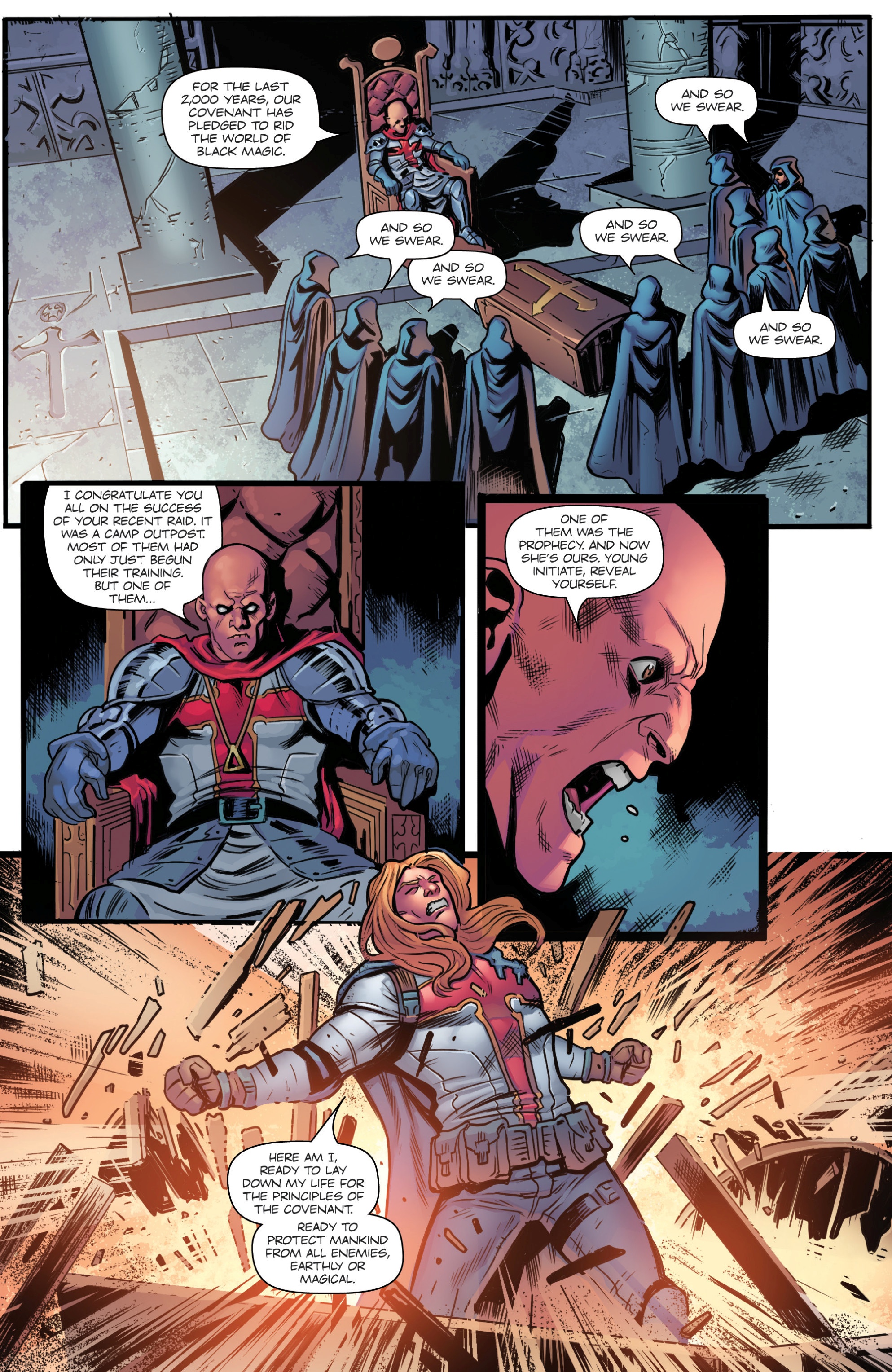 Read online Grimm Fairy Tales presents Coven comic -  Issue #1 - 21