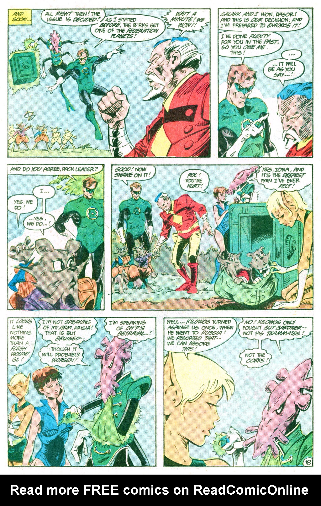 Read online The Green Lantern Corps comic -  Issue #215 - 18