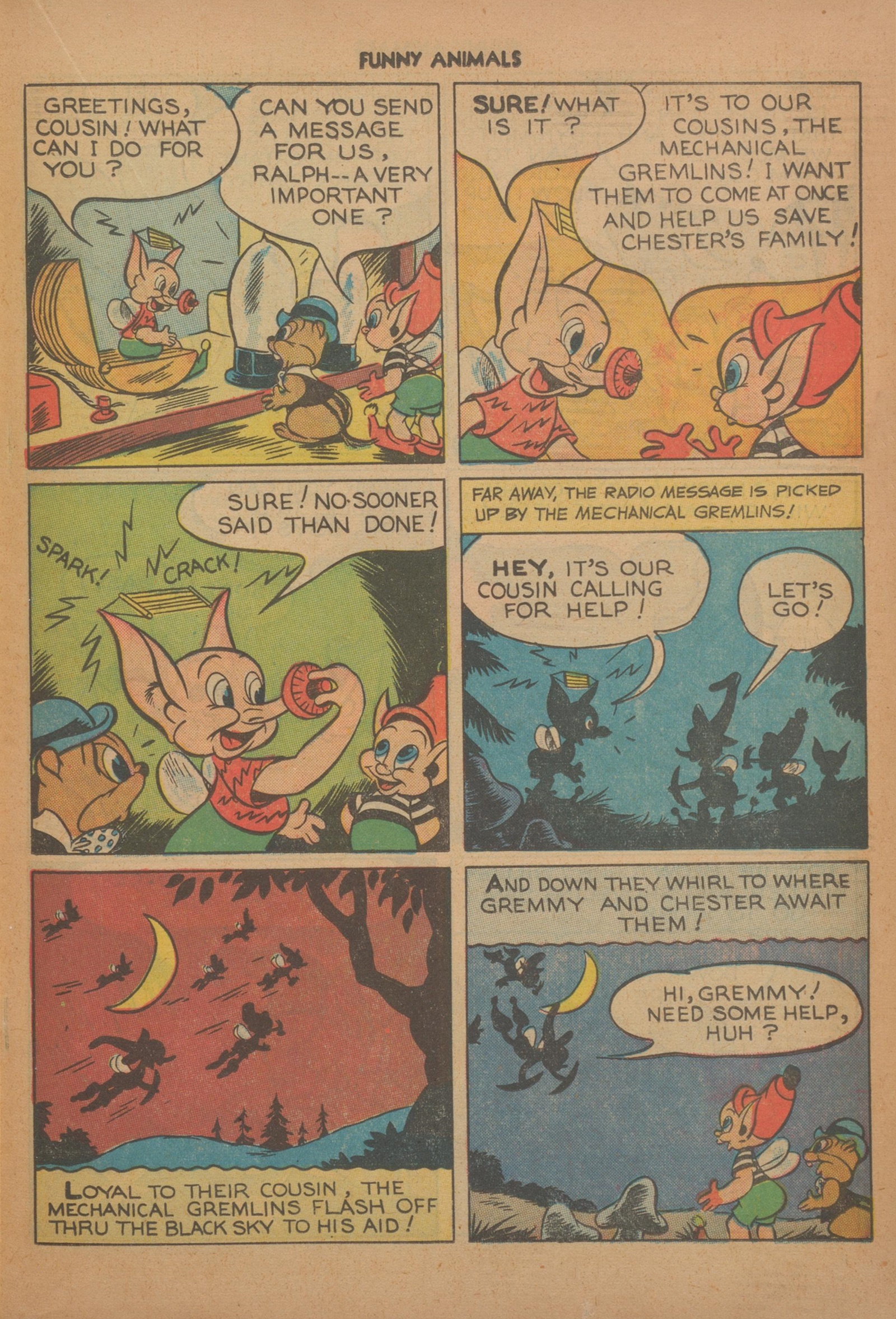 Read online Fawcett's Funny Animals comic -  Issue #63 - 19