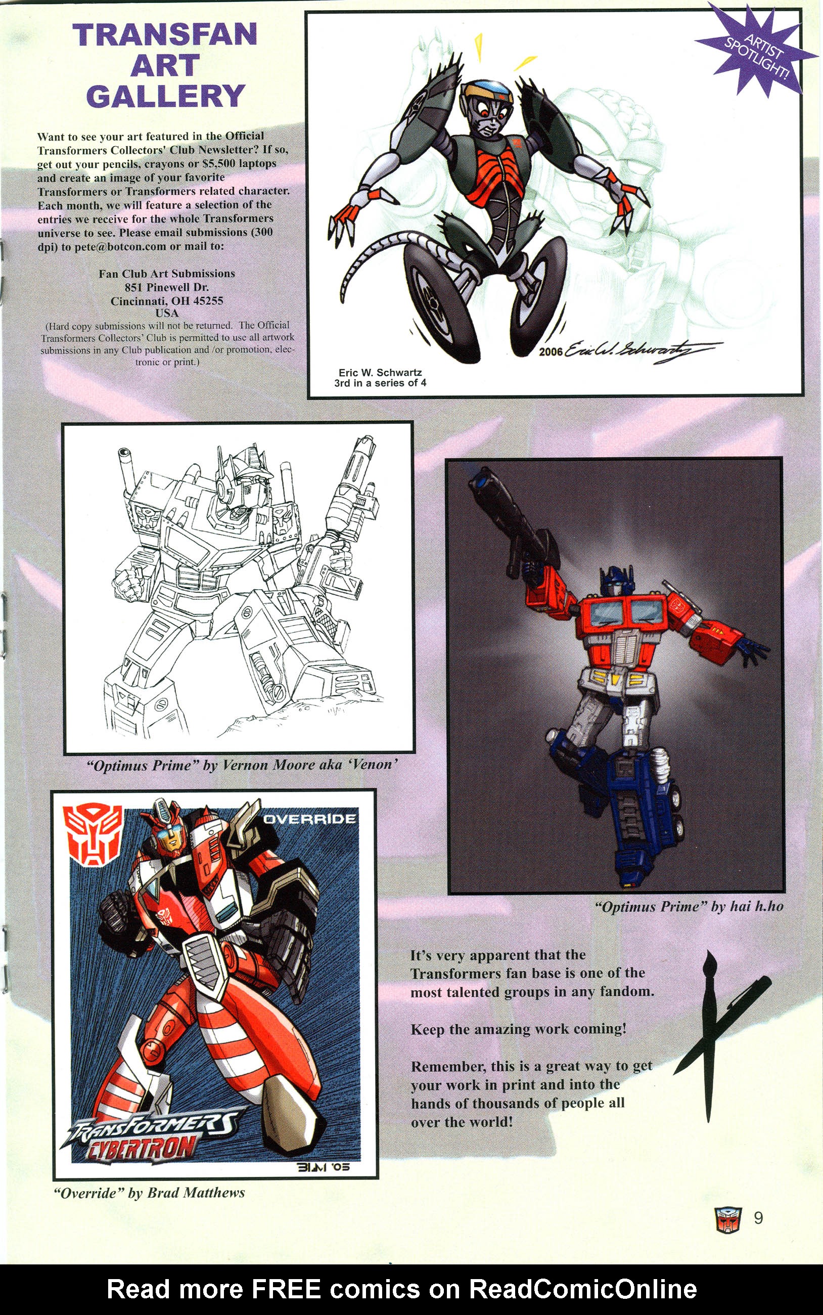 Read online Transformers: Collectors' Club comic -  Issue #11 - 9