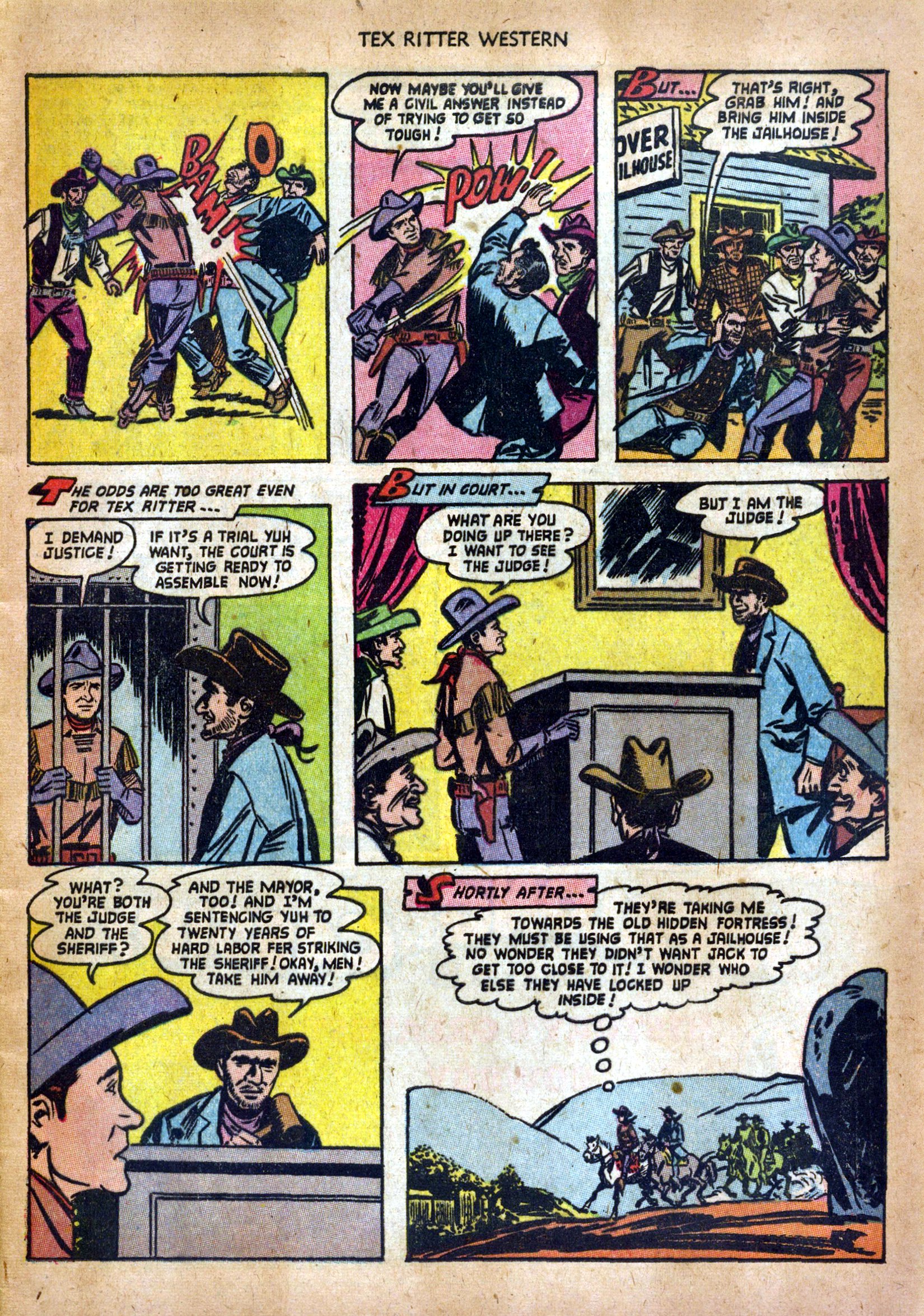 Read online Tex Ritter Western comic -  Issue #17 - 9
