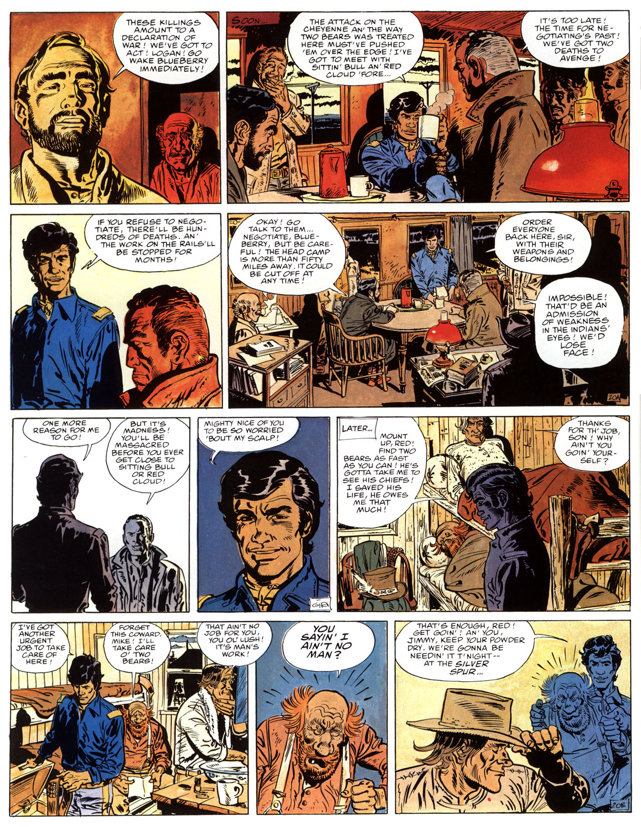 Read online Epic Graphic Novel: Lieutenant Blueberry comic -  Issue #1 - 24