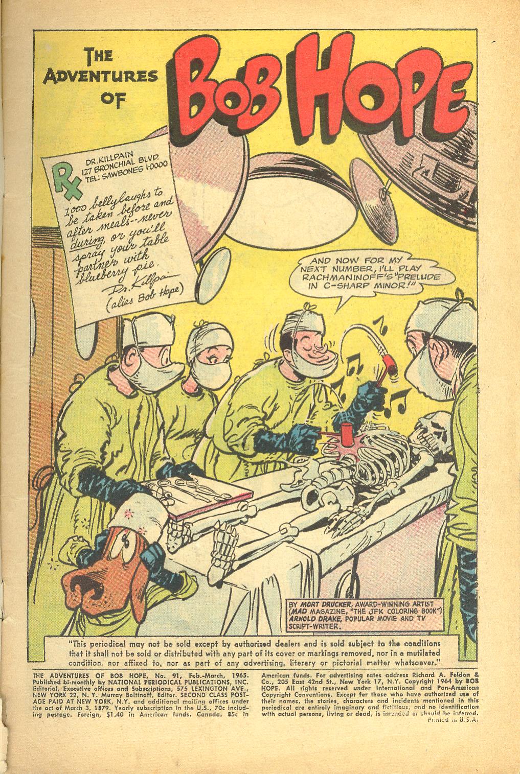 Read online The Adventures of Bob Hope comic -  Issue #91 - 3