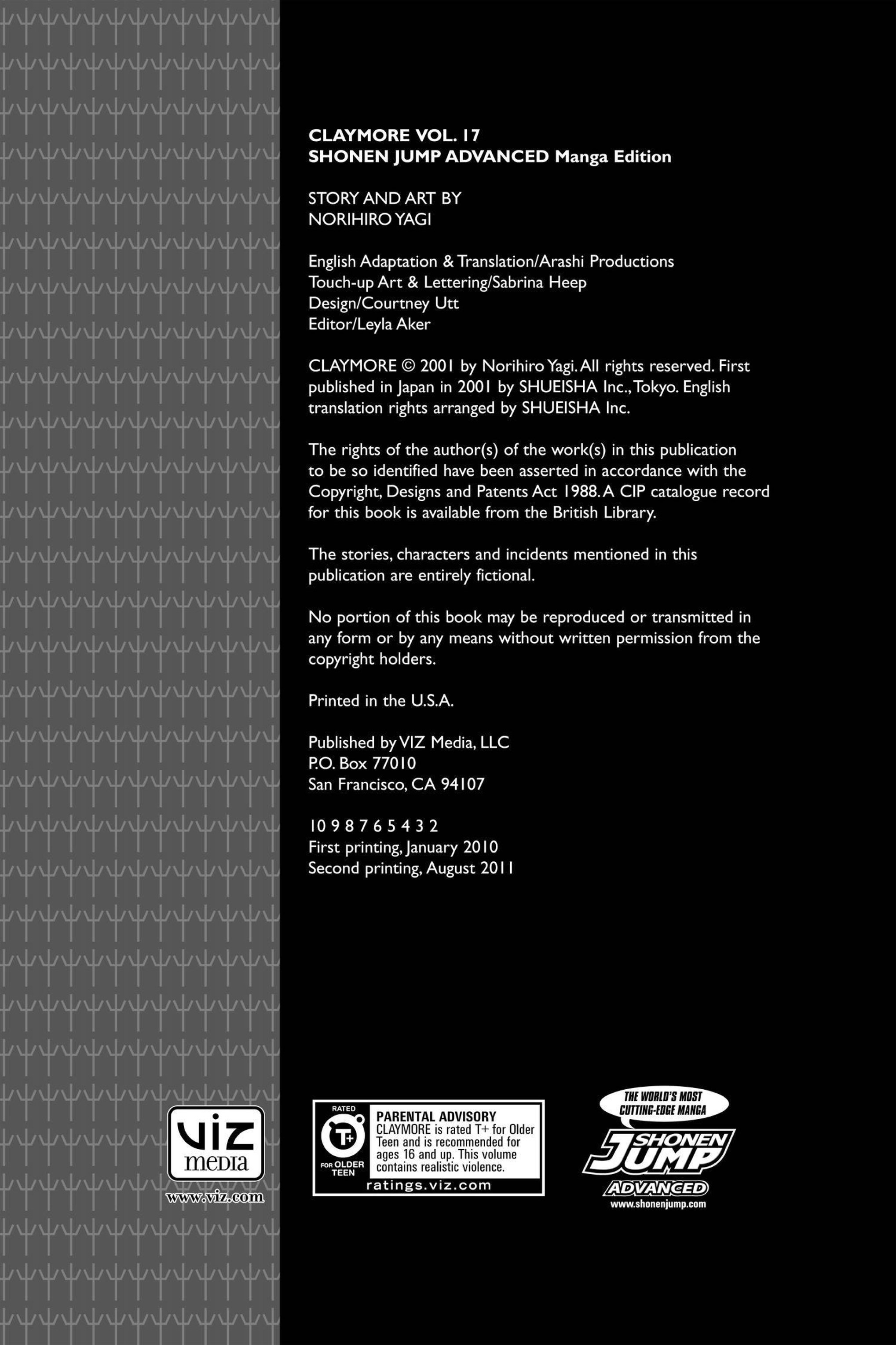 Read online Claymore comic -  Issue #17 - 3