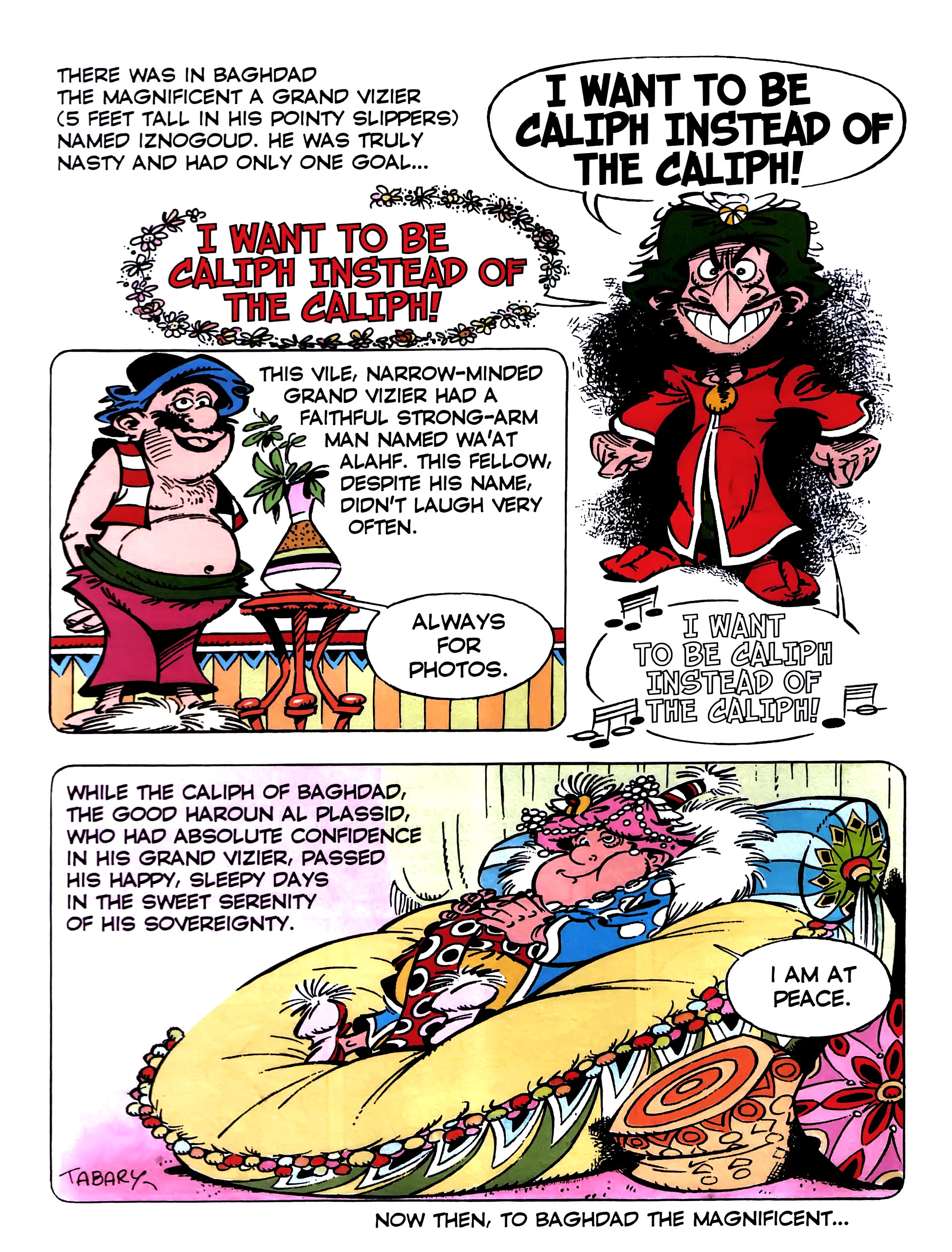 Read online Iznogoud comic -  Issue #1 - 2