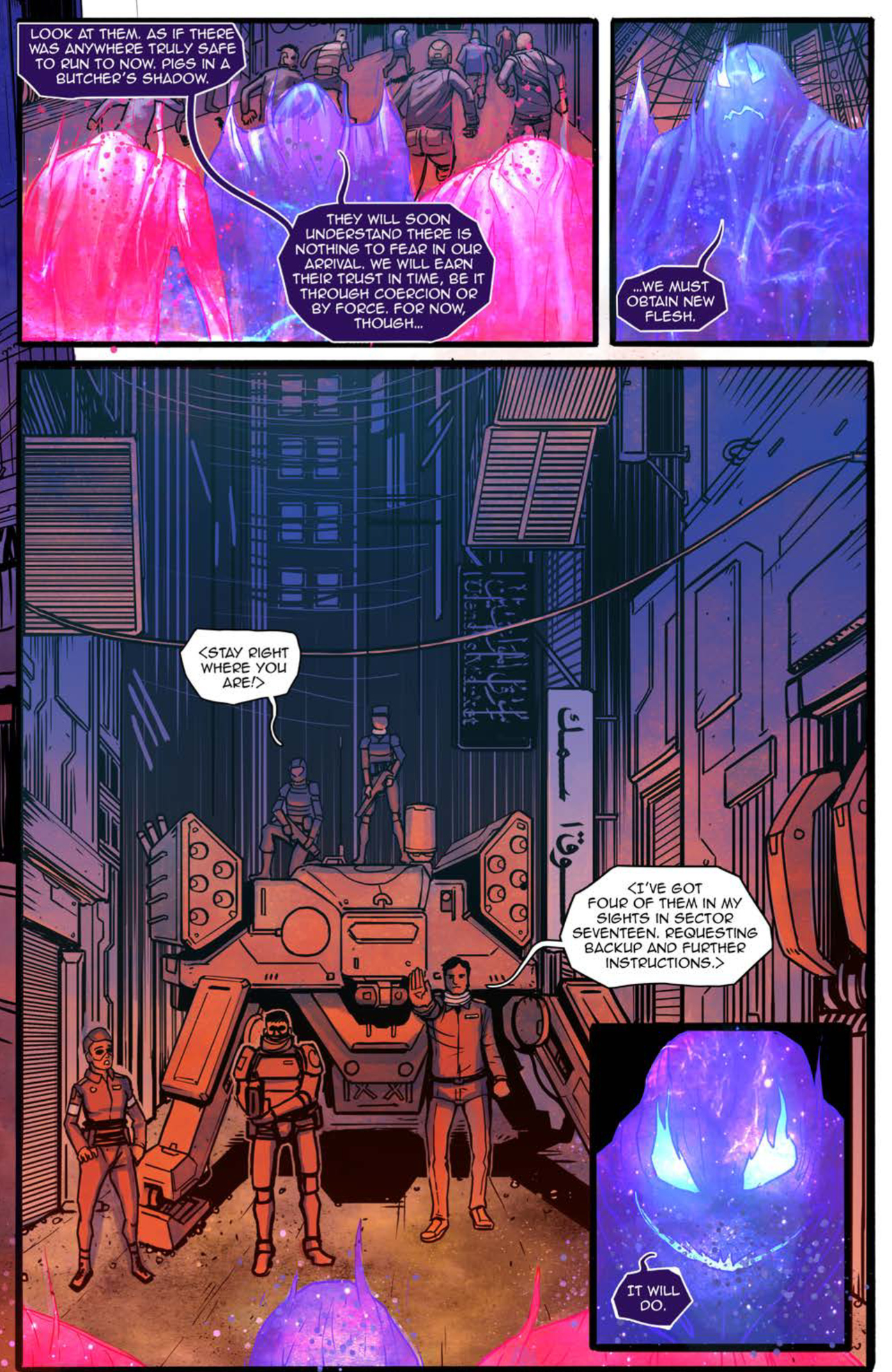Read online Butcher Queen: Planet of the Dead comic -  Issue #4 - 5
