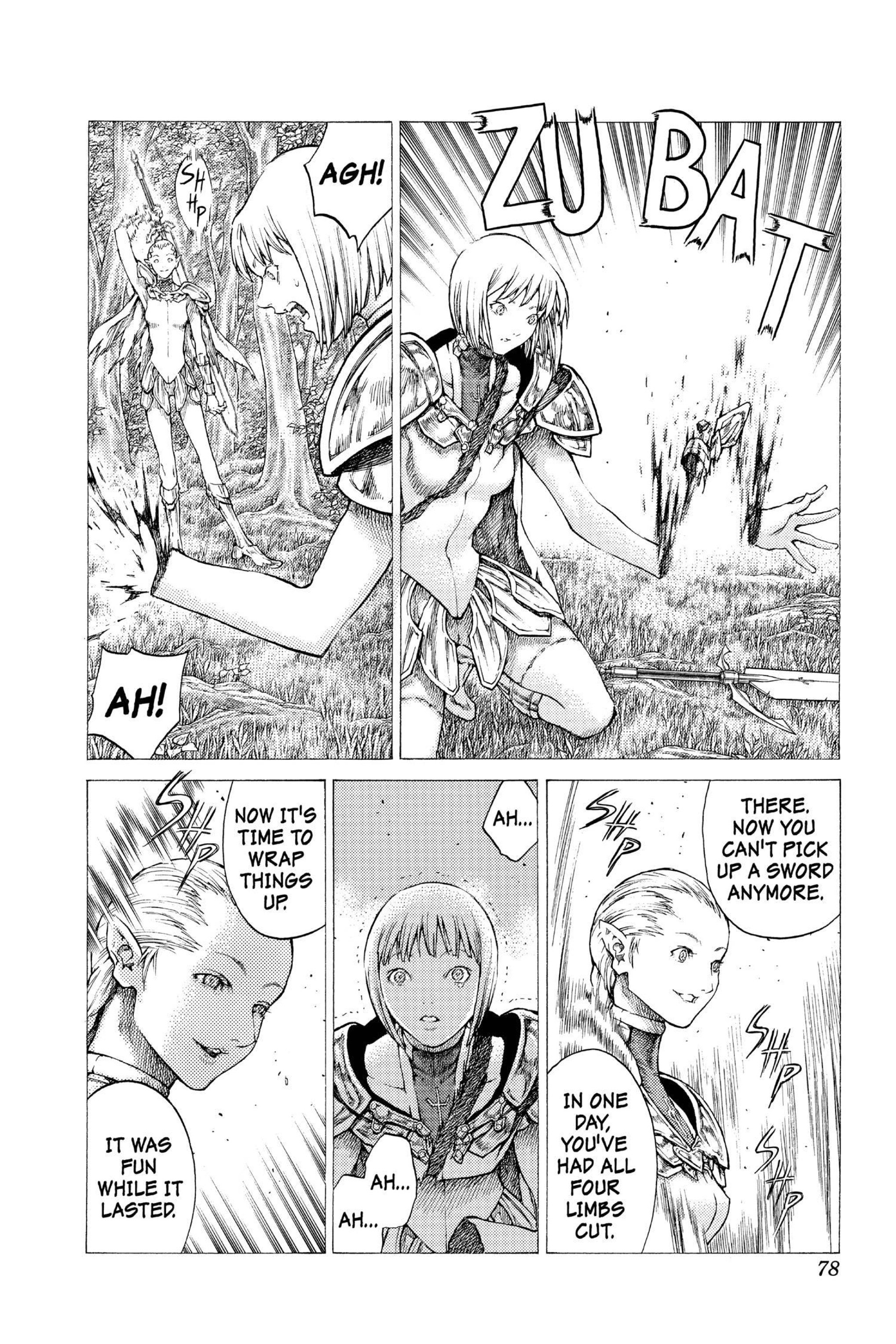 Read online Claymore comic -  Issue #7 - 73