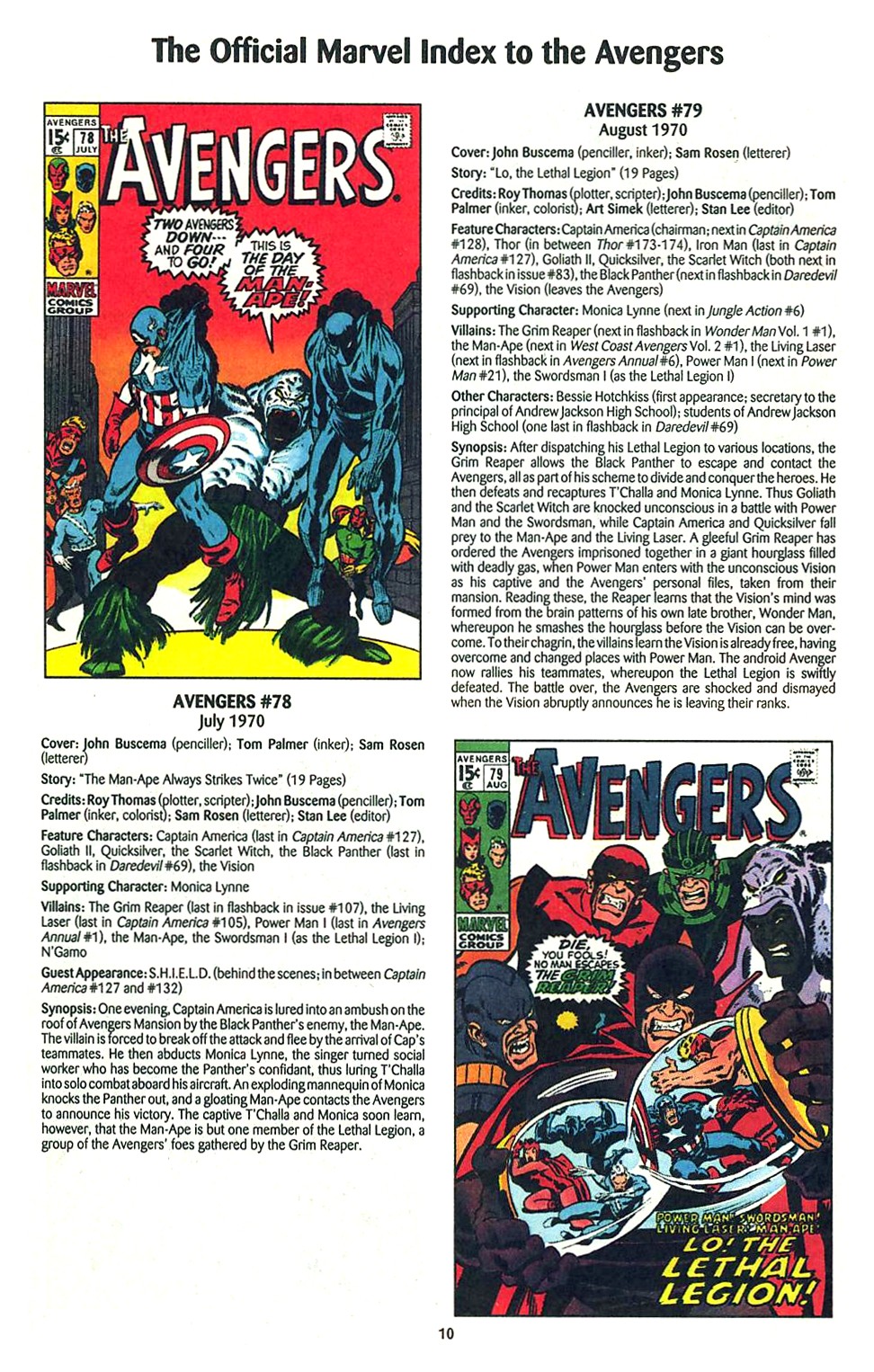 Read online The Official Marvel Index to the Avengers comic -  Issue #2 - 12