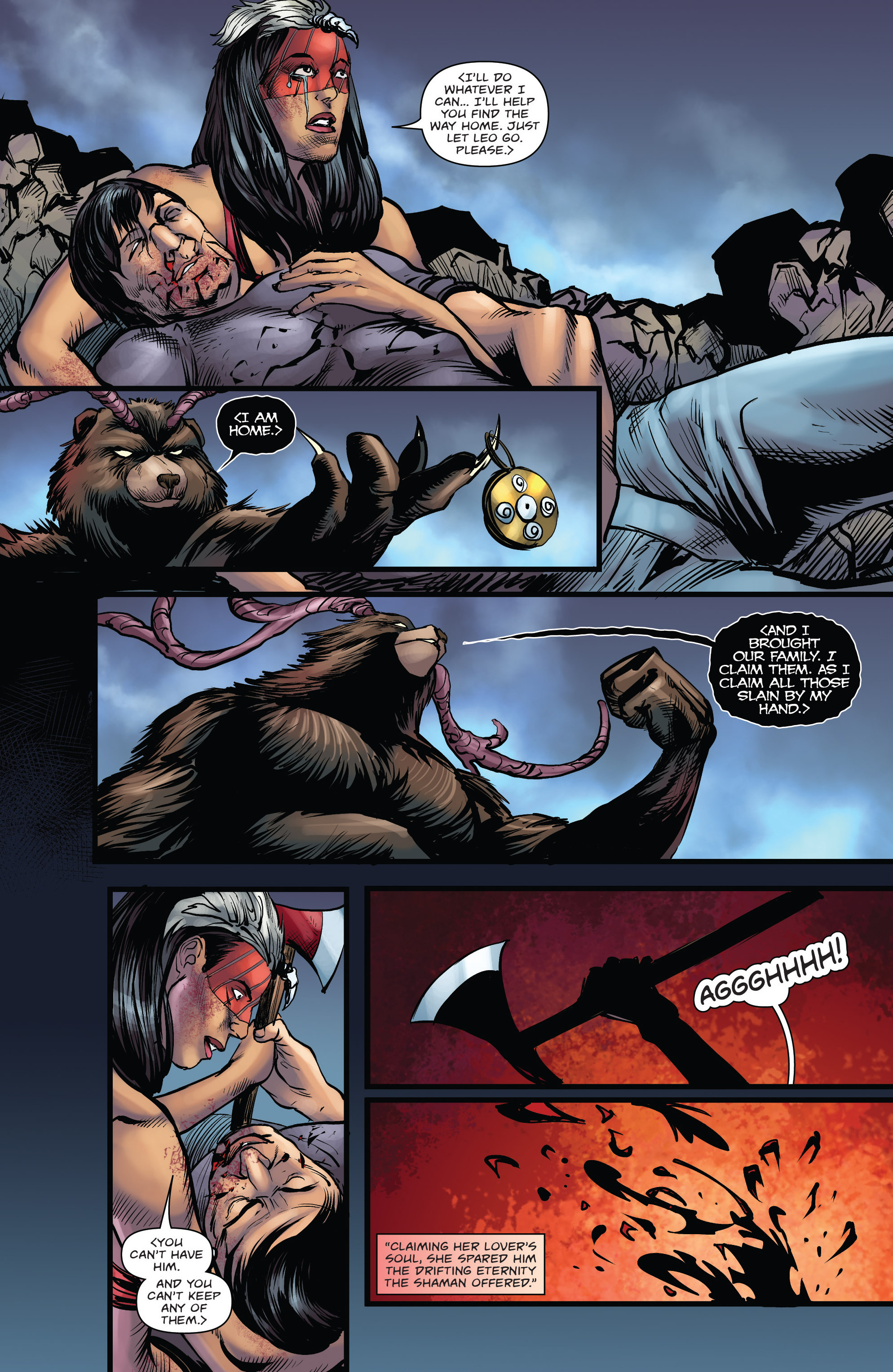 Read online Grimm Fairy Tales presents Dark Shaman comic -  Issue #4 - 18