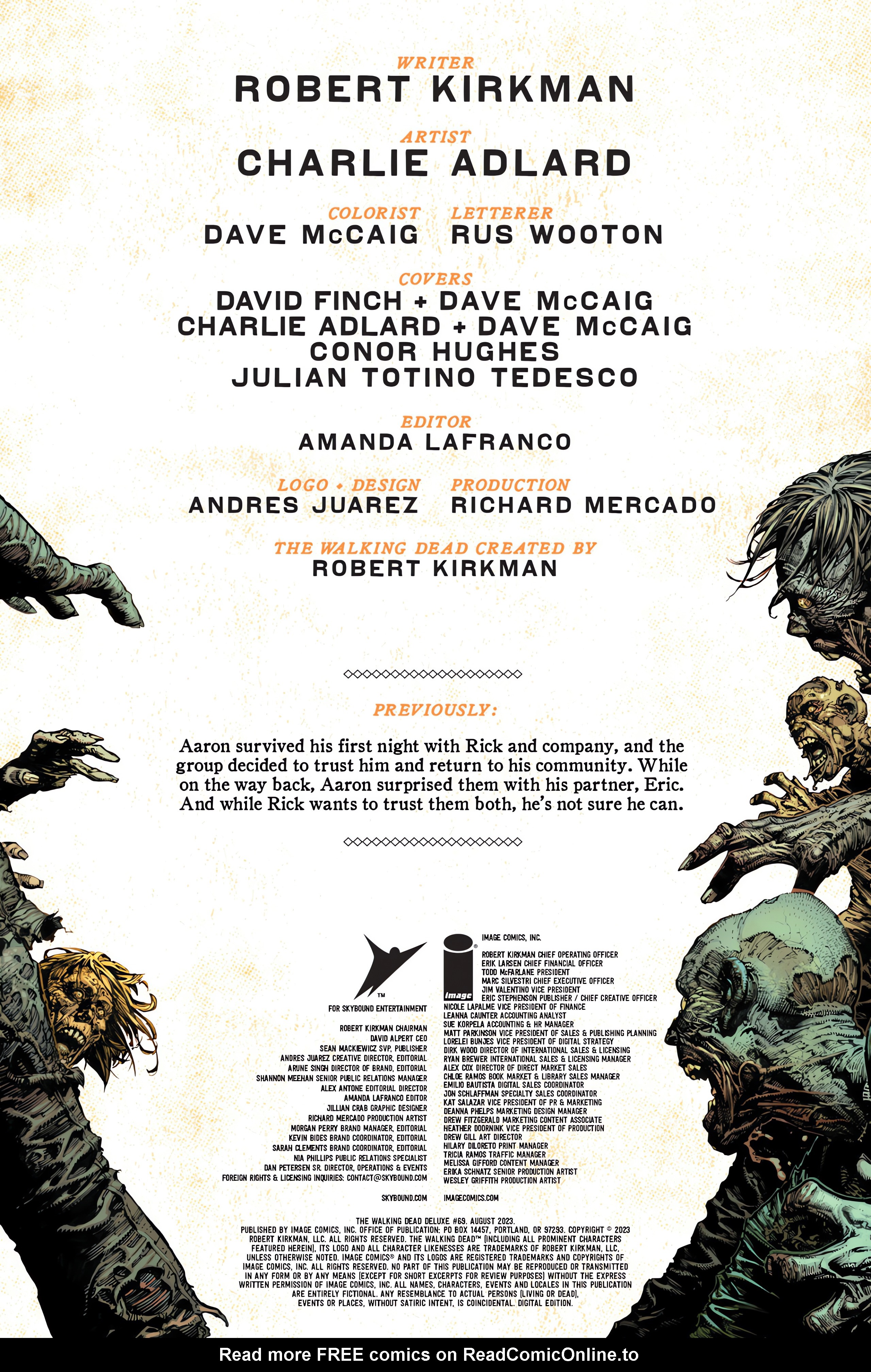 Read online The Walking Dead Deluxe comic -  Issue #69 - 2