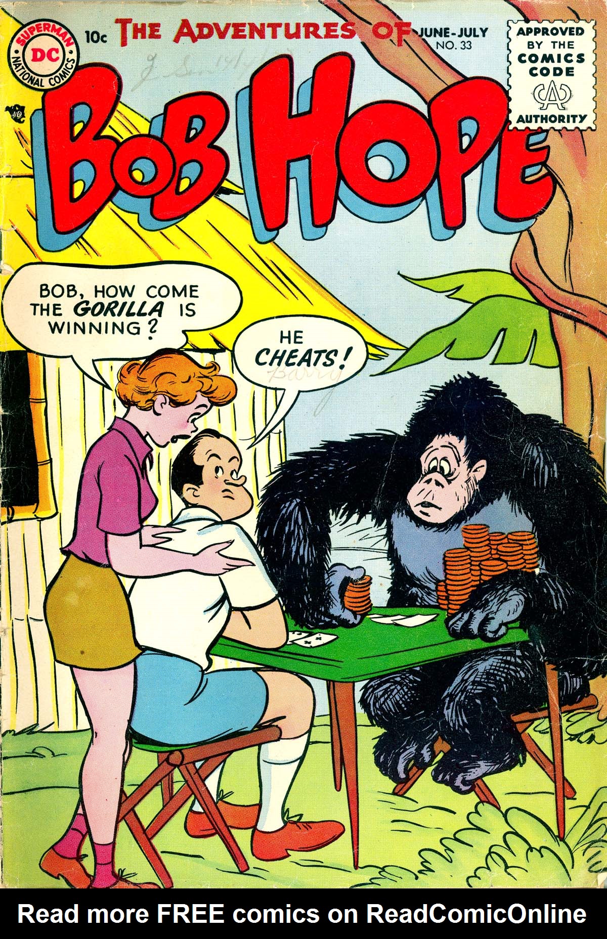 Read online The Adventures of Bob Hope comic -  Issue #33 - 1