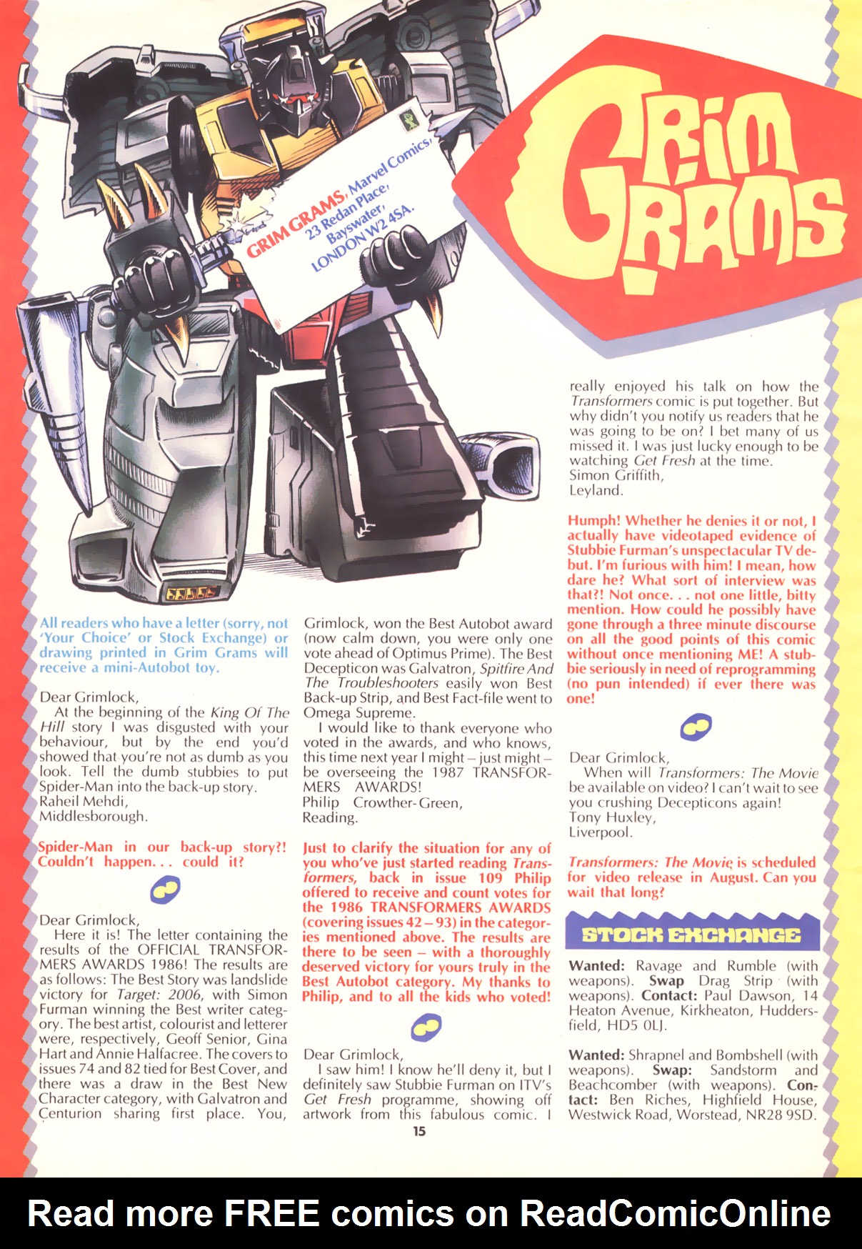 Read online The Transformers (UK) comic -  Issue #119 - 14
