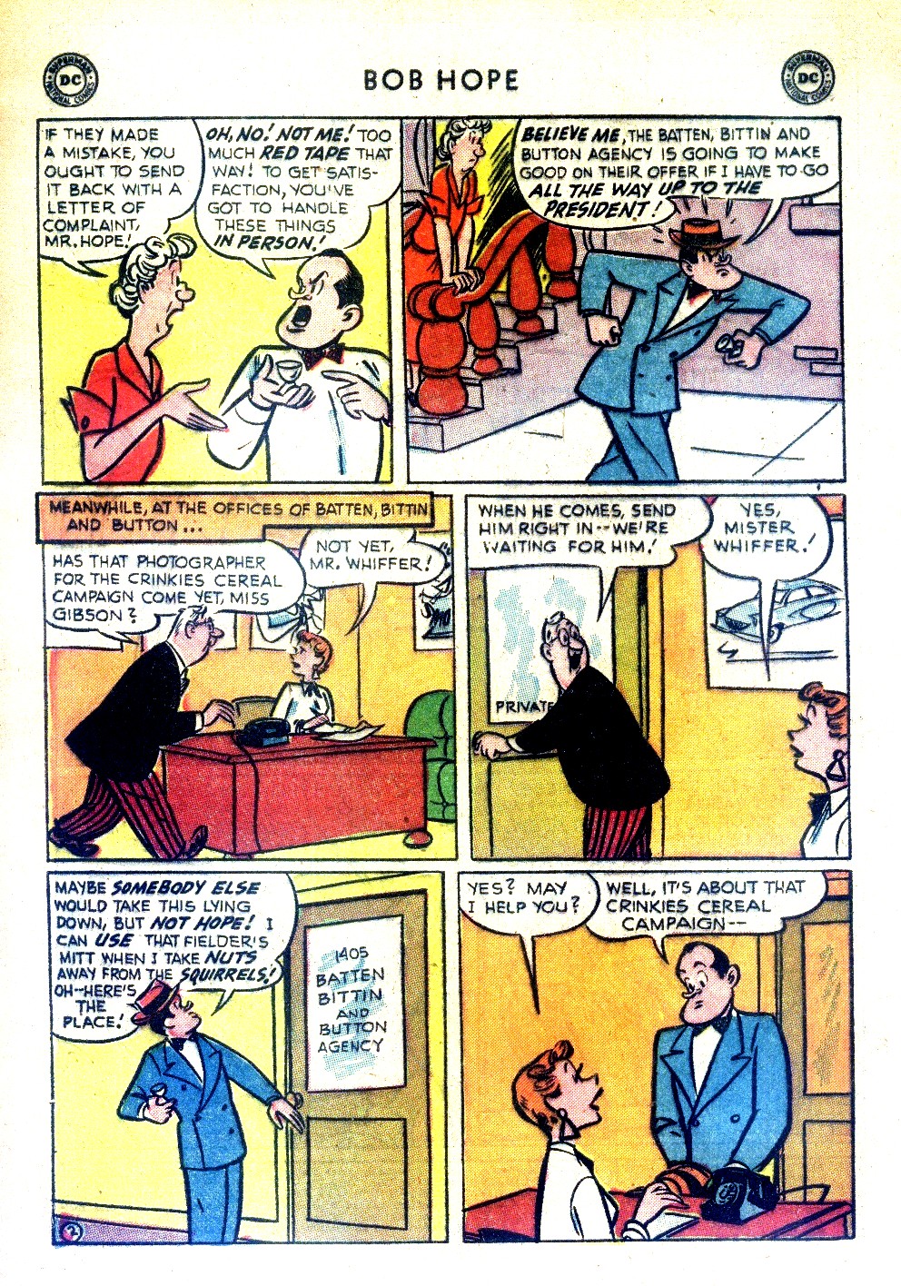 Read online The Adventures of Bob Hope comic -  Issue #32 - 4