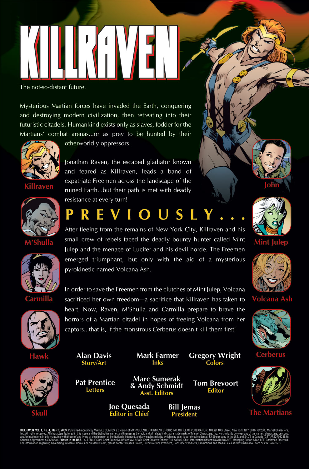 Read online Killraven (2002) comic -  Issue #4 - 2