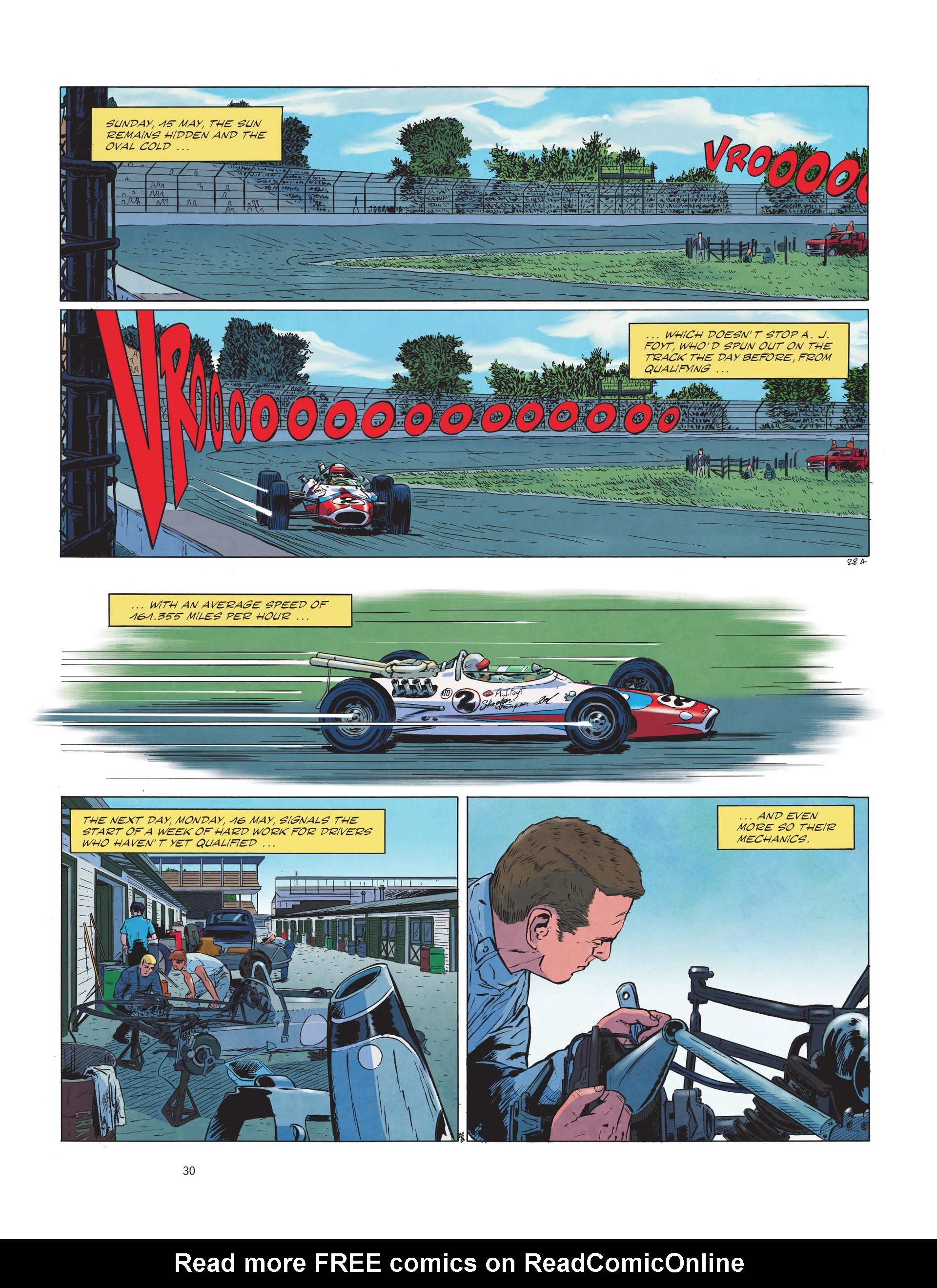 Read online Michel Vaillant: Legendary Races: In the Hell of Indianapolis comic -  Issue # Full - 32
