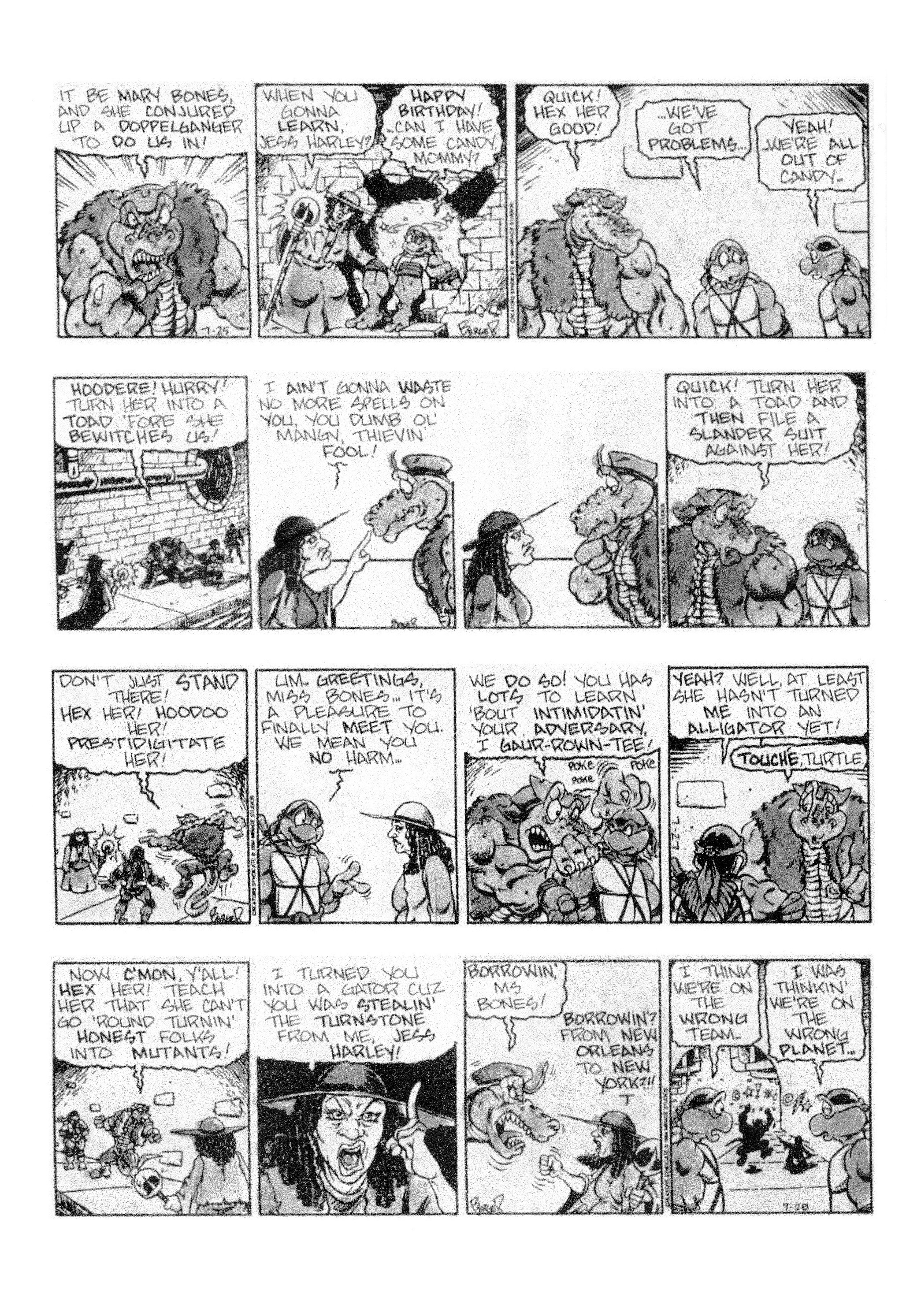 Read online Teenage Mutant Ninja Turtles: Complete Newspaper Daily Comic Strip Collection comic -  Issue # TPB 3 (Part 1) - 40