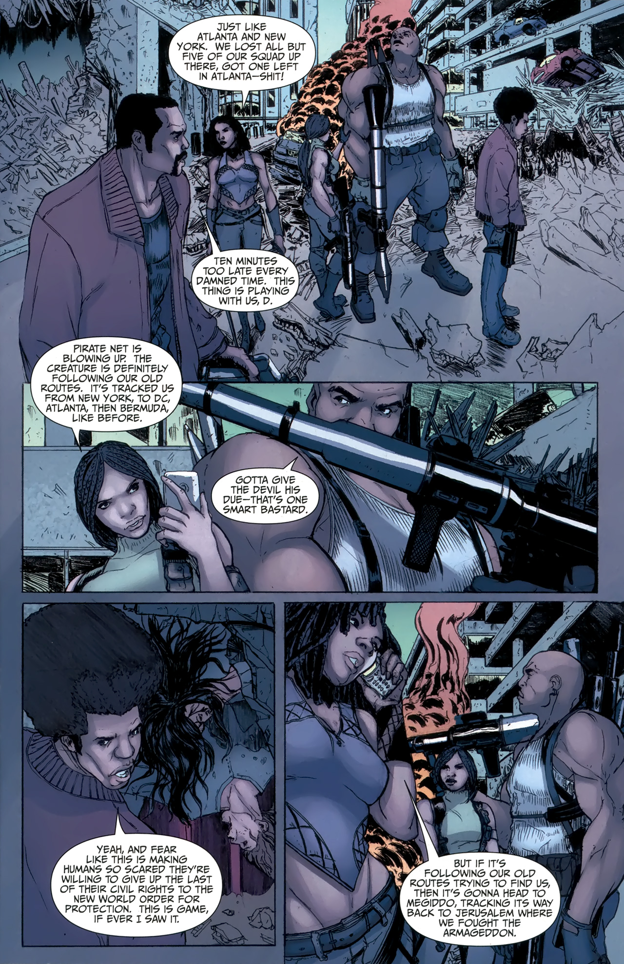 Read online L.A. Banks' Vampire Huntress: Dawn and Darkness comic -  Issue #4 - 6