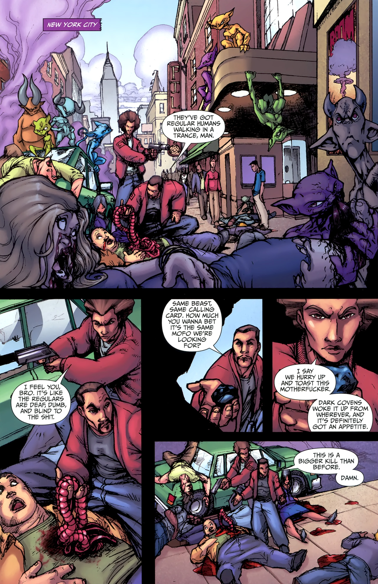 Read online L.A. Banks' Vampire Huntress: Dawn and Darkness comic -  Issue #3 - 1