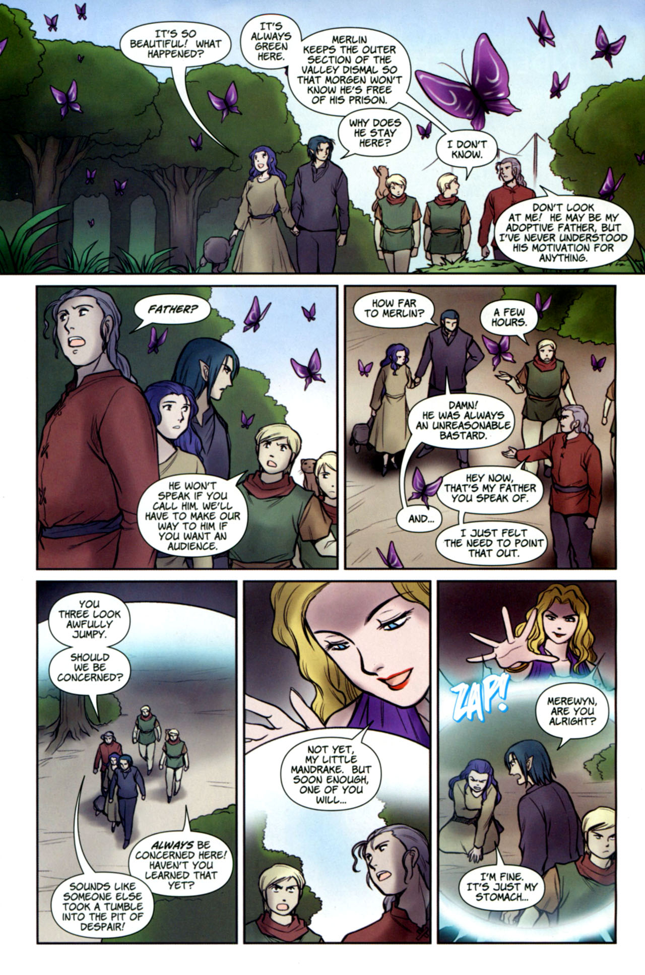 Read online Lords of Avalon: Knight of Darkness comic -  Issue #5 - 9