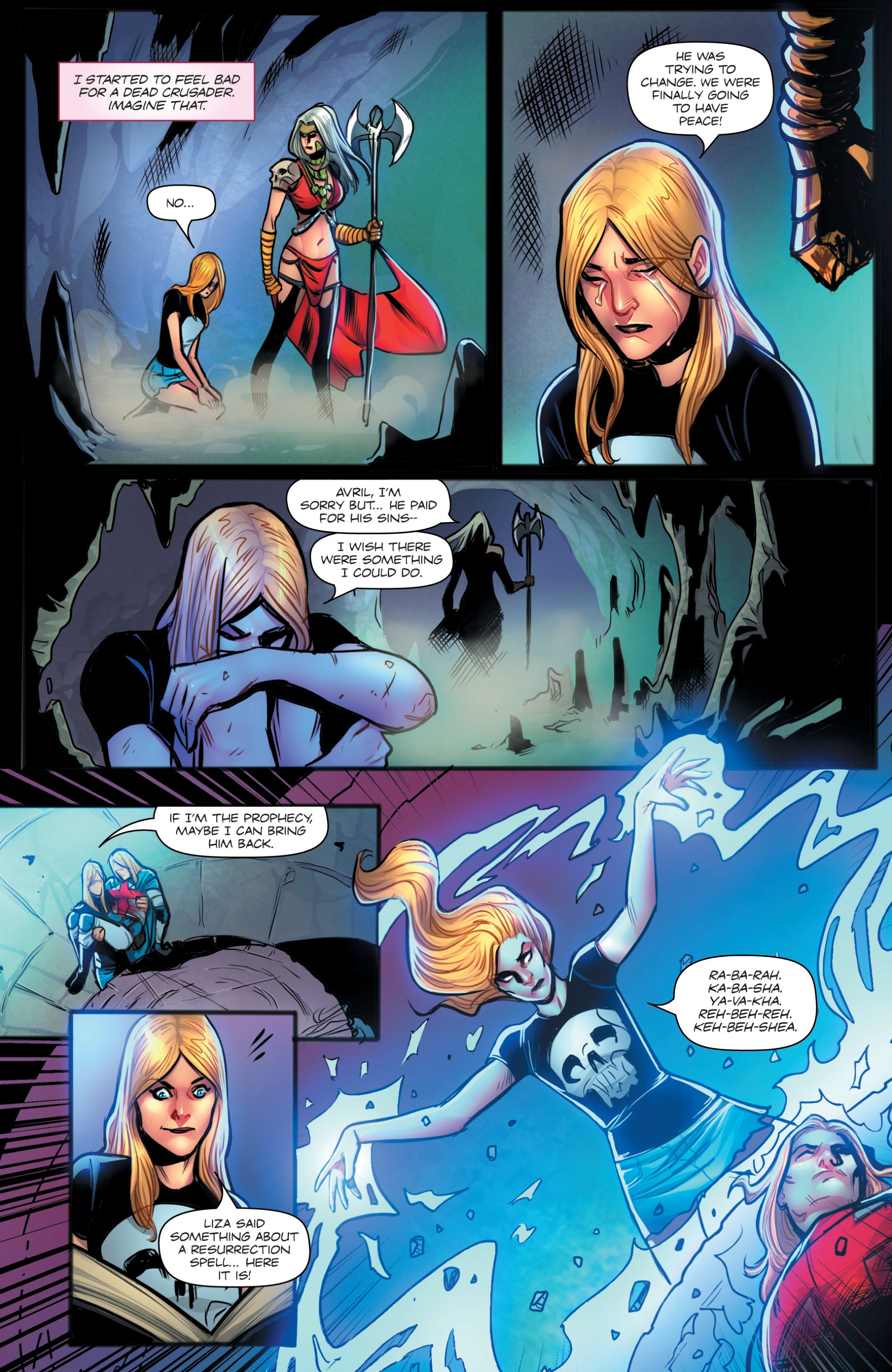 Read online Grimm Fairy Tales presents Coven comic -  Issue #5 - 22
