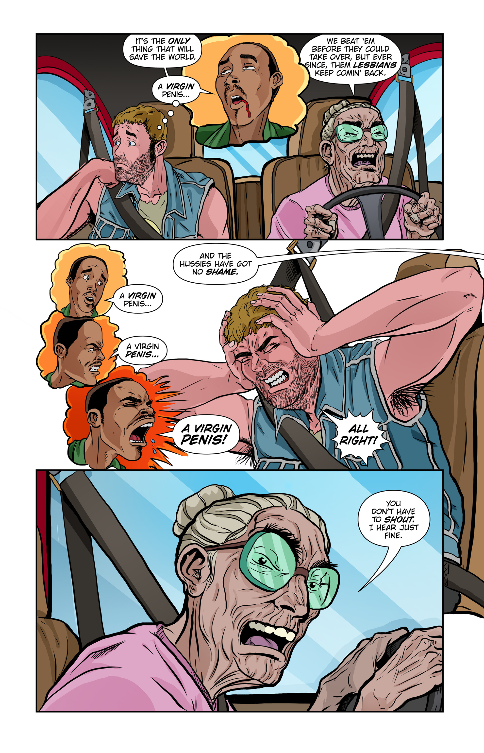 Read online Lesbian Zombies from Outer Space comic -  Issue #6 - 16