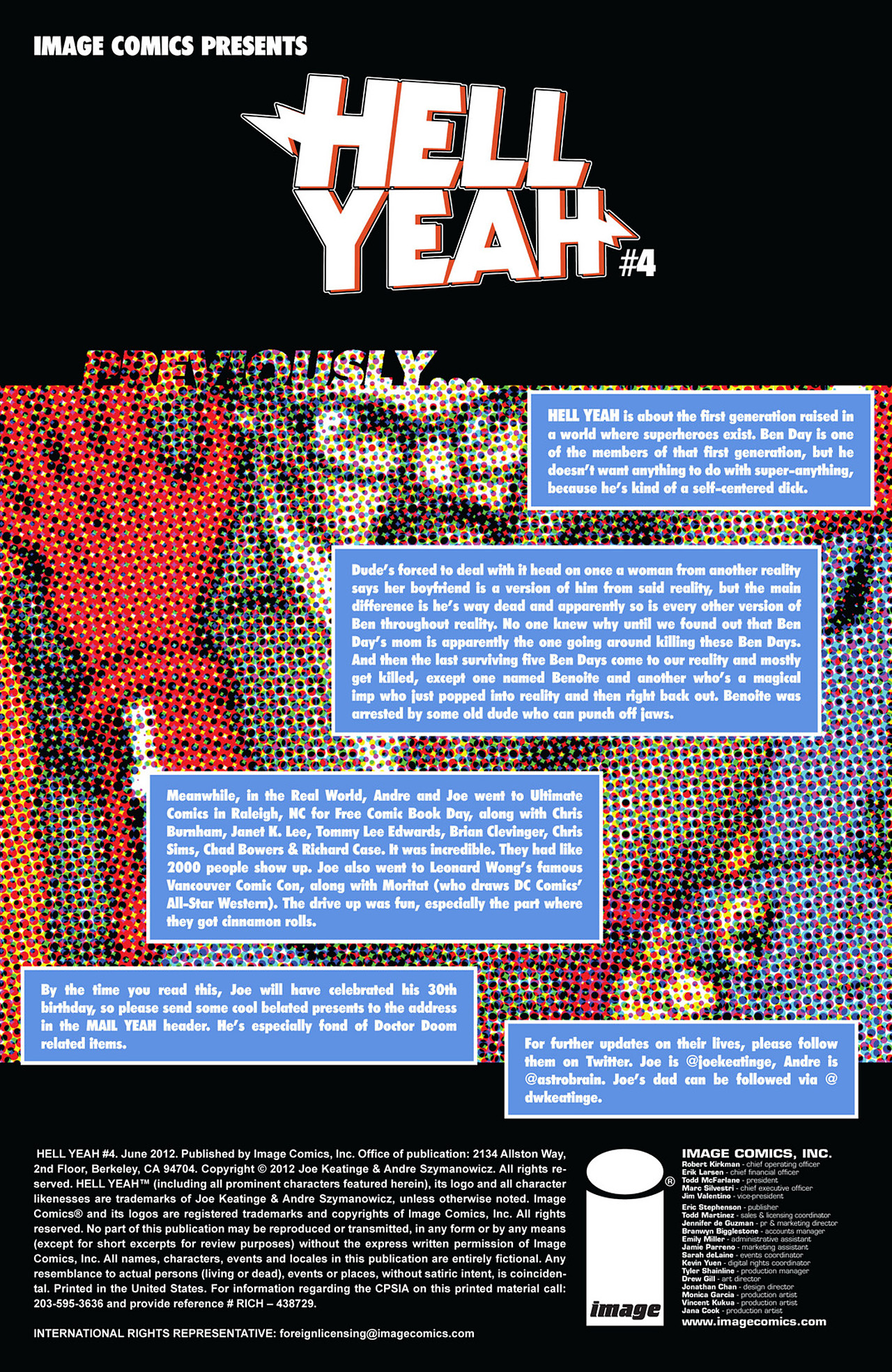 Read online Hell Yeah comic -  Issue #4 - 2