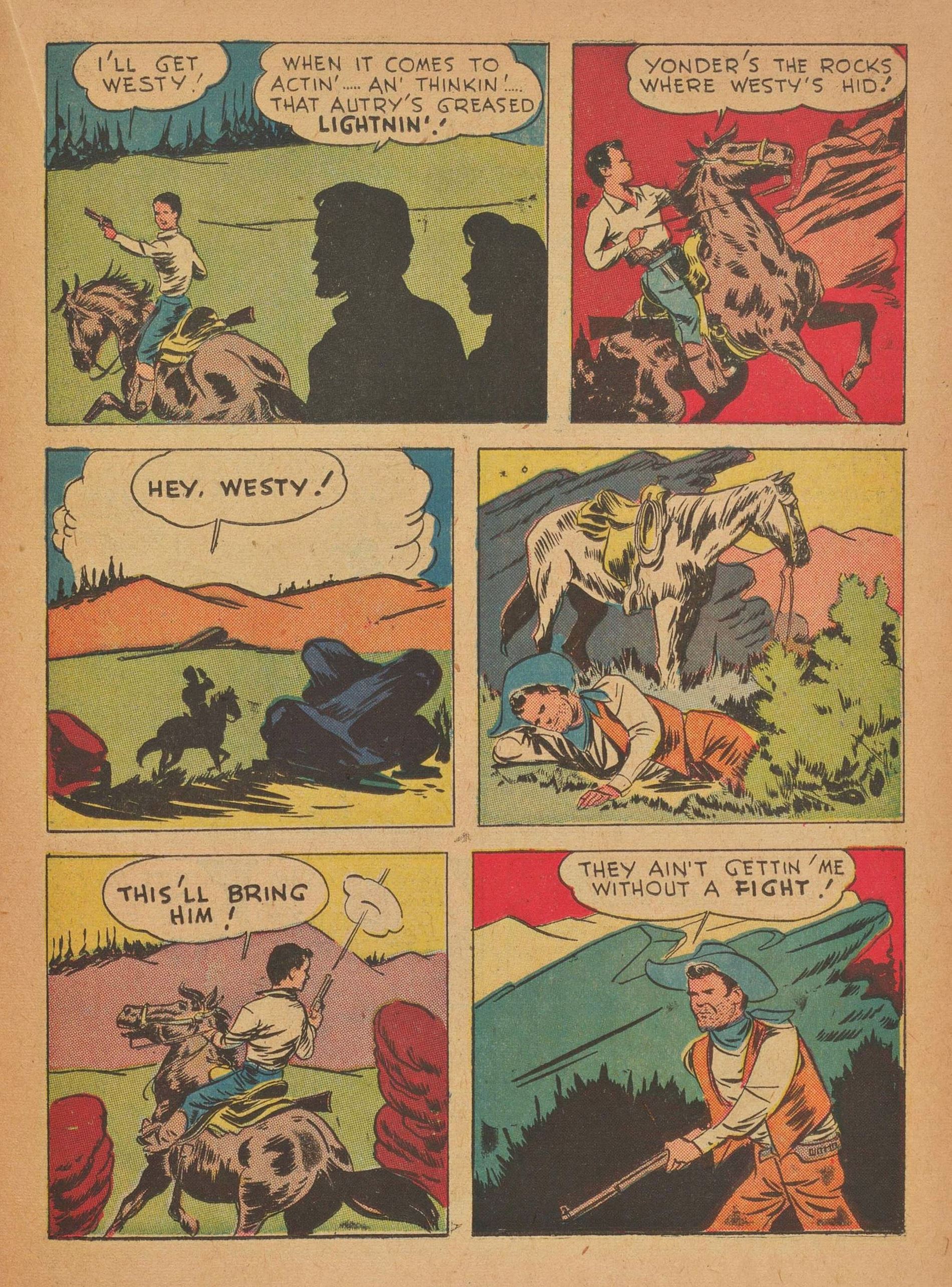 Read online Gene Autry Comics comic -  Issue #9 - 45