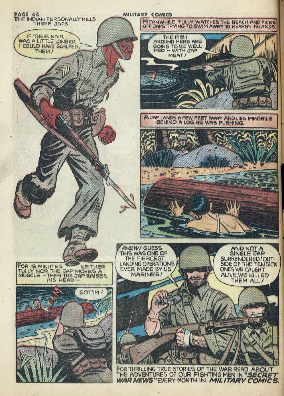 Read online Military Comics comic -  Issue #20 - 66