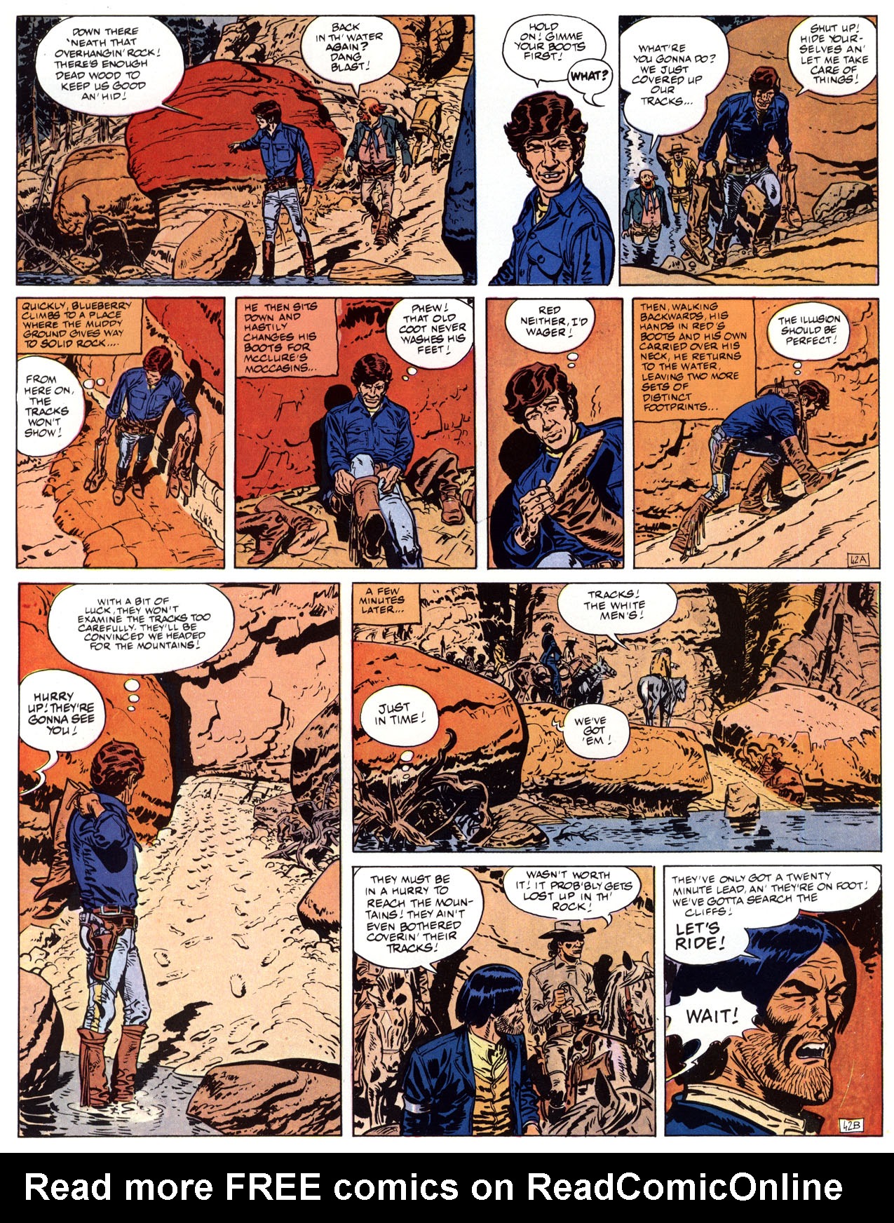 Read online Epic Graphic Novel: Lieutenant Blueberry comic -  Issue #2 - 46