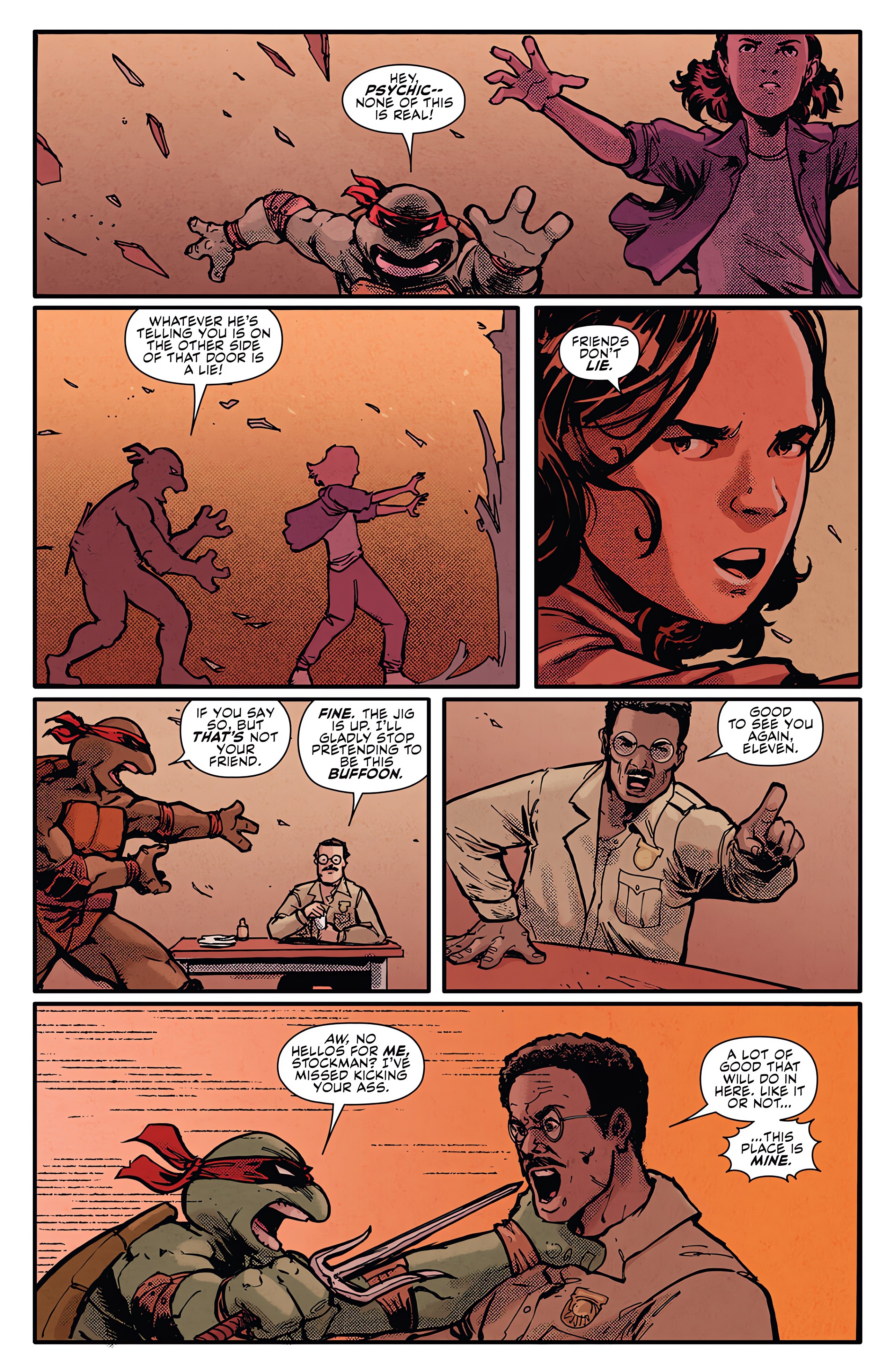 Read online Teenage Mutant Ninja Turtles x Stranger Things comic -  Issue #2 - 19