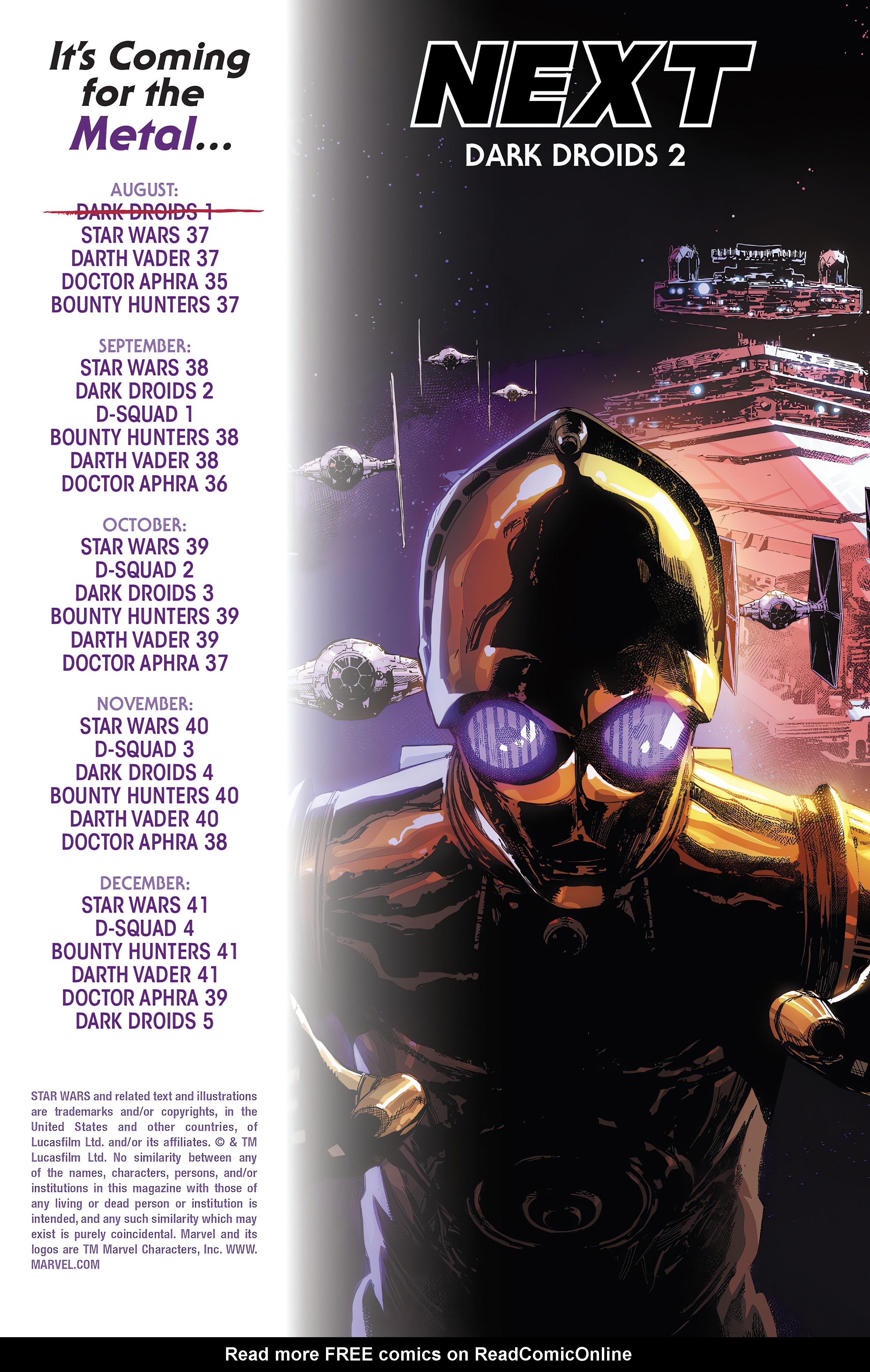 Read online Star Wars: Dark Droids comic -  Issue #1 - 31