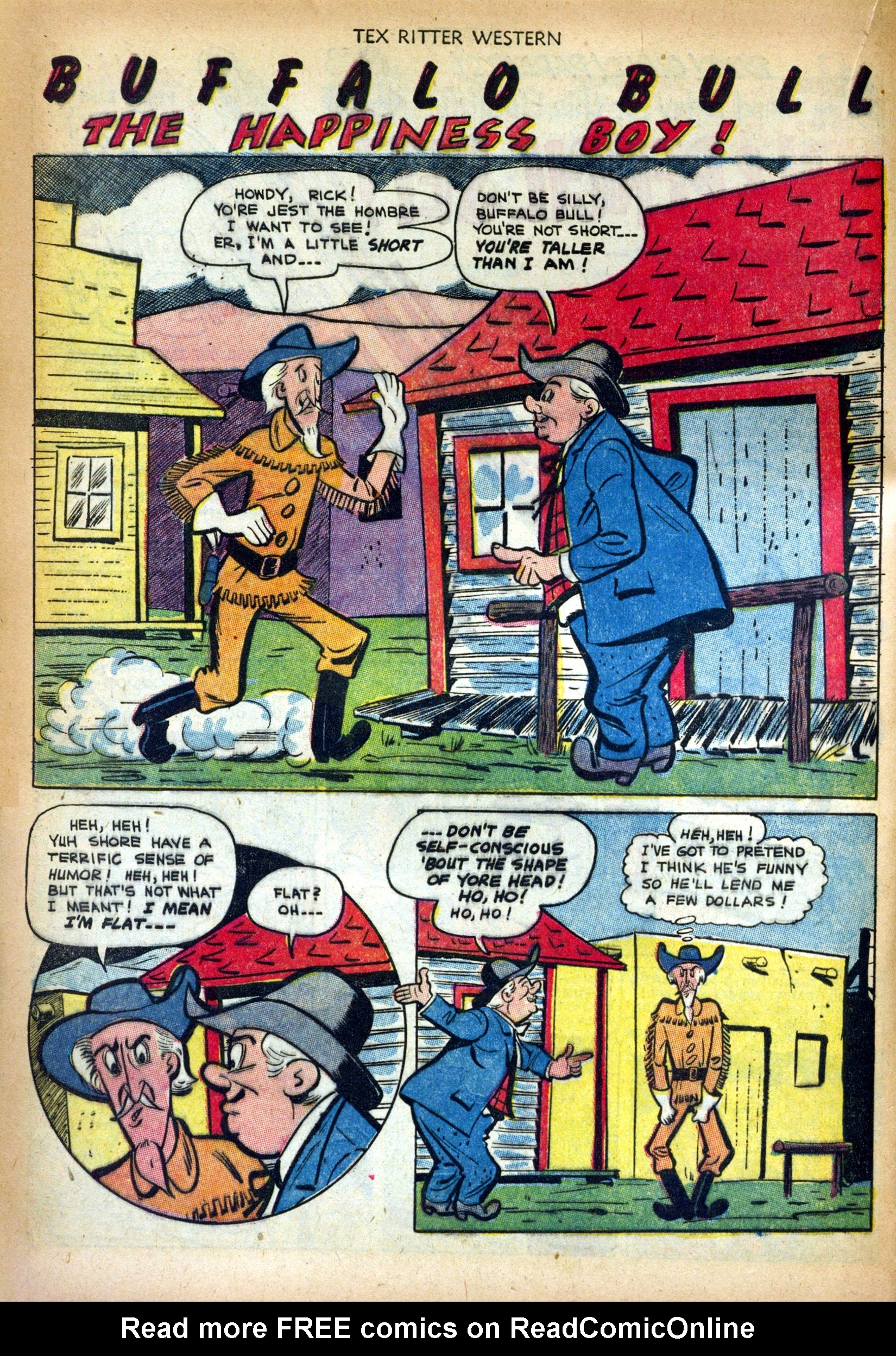 Read online Tex Ritter Western comic -  Issue #14 - 14