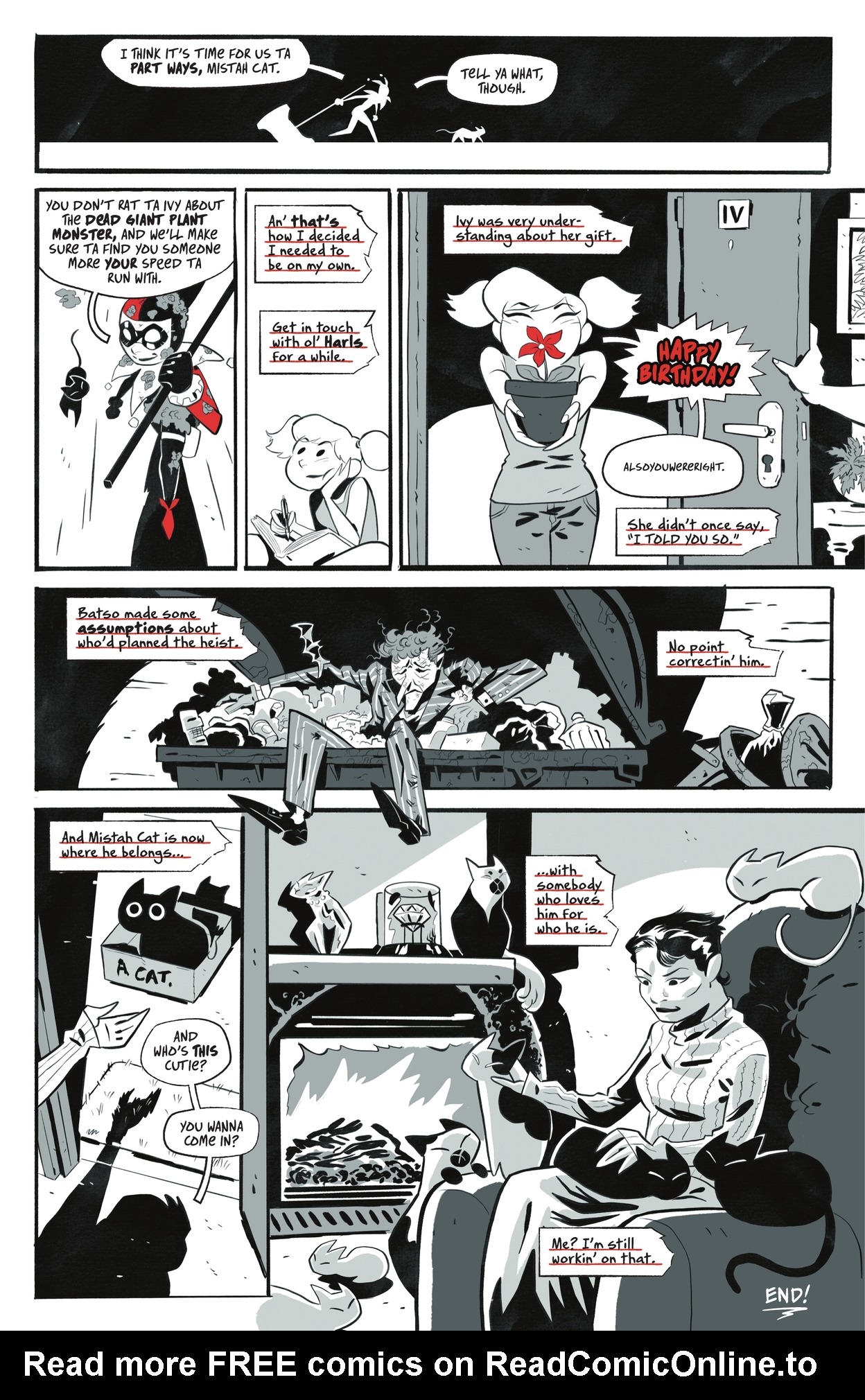 Read online Harley Quinn: Black   White   Redder comic -  Issue #3 - 38