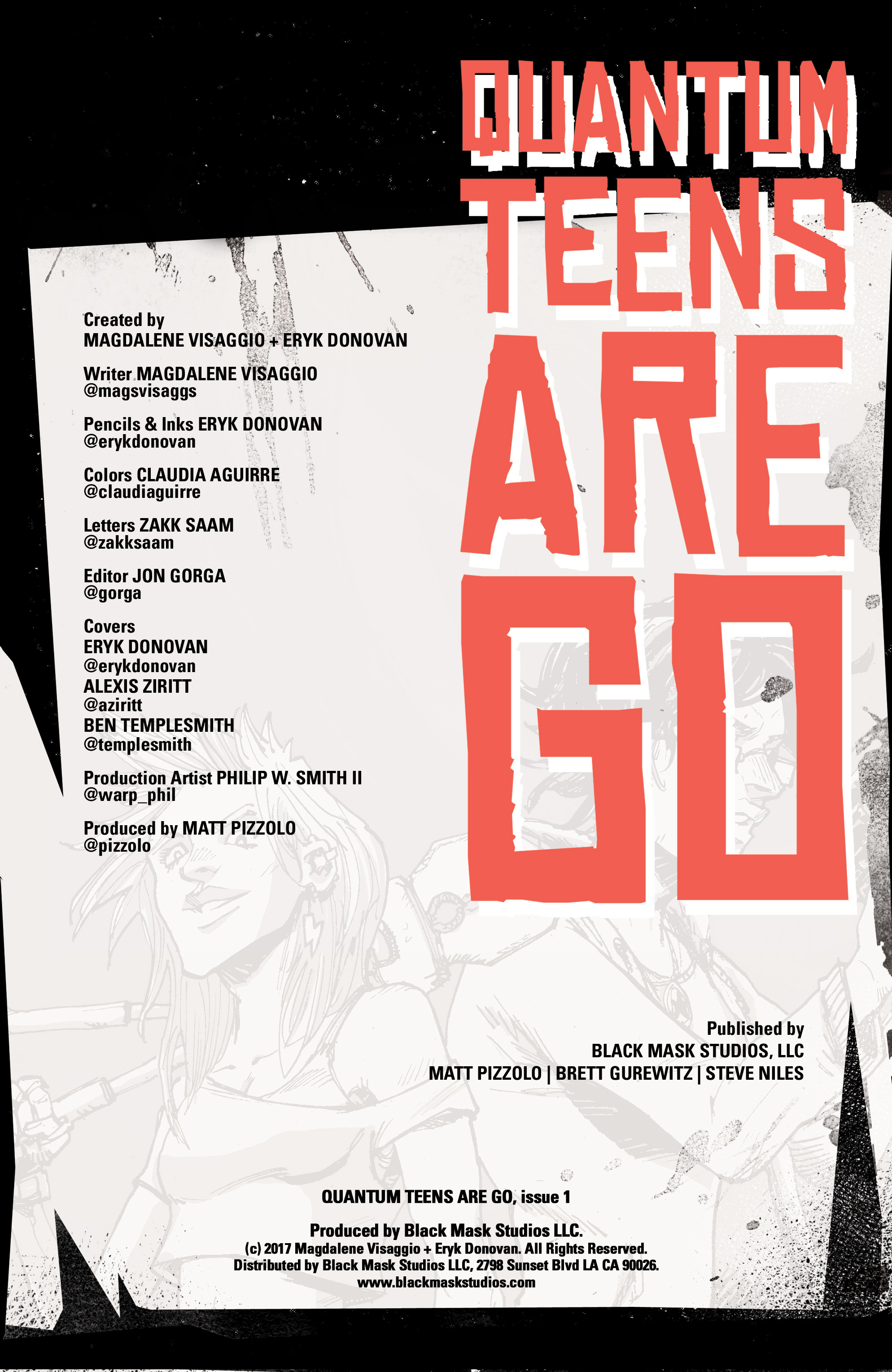 Read online Quantum Teens Are Go comic -  Issue #1 - 2