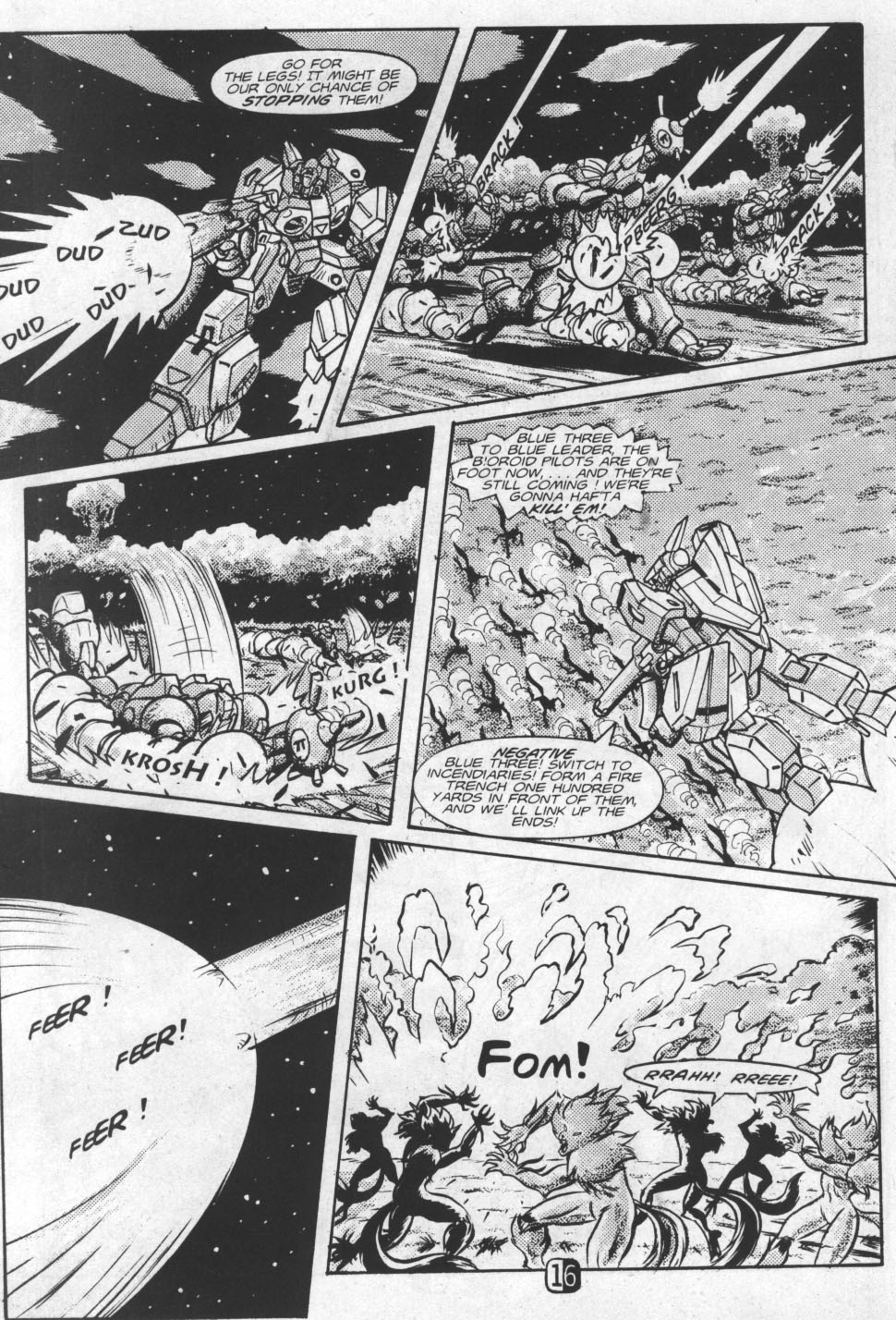 Read online Worlds of Robotech: Feral World: Nightmare on Garuda comic -  Issue # Full - 18
