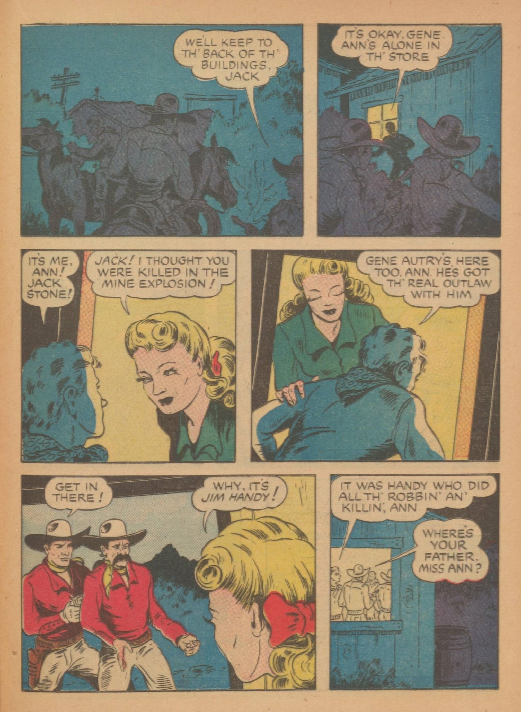 Read online Gene Autry Comics comic -  Issue #4 - 49