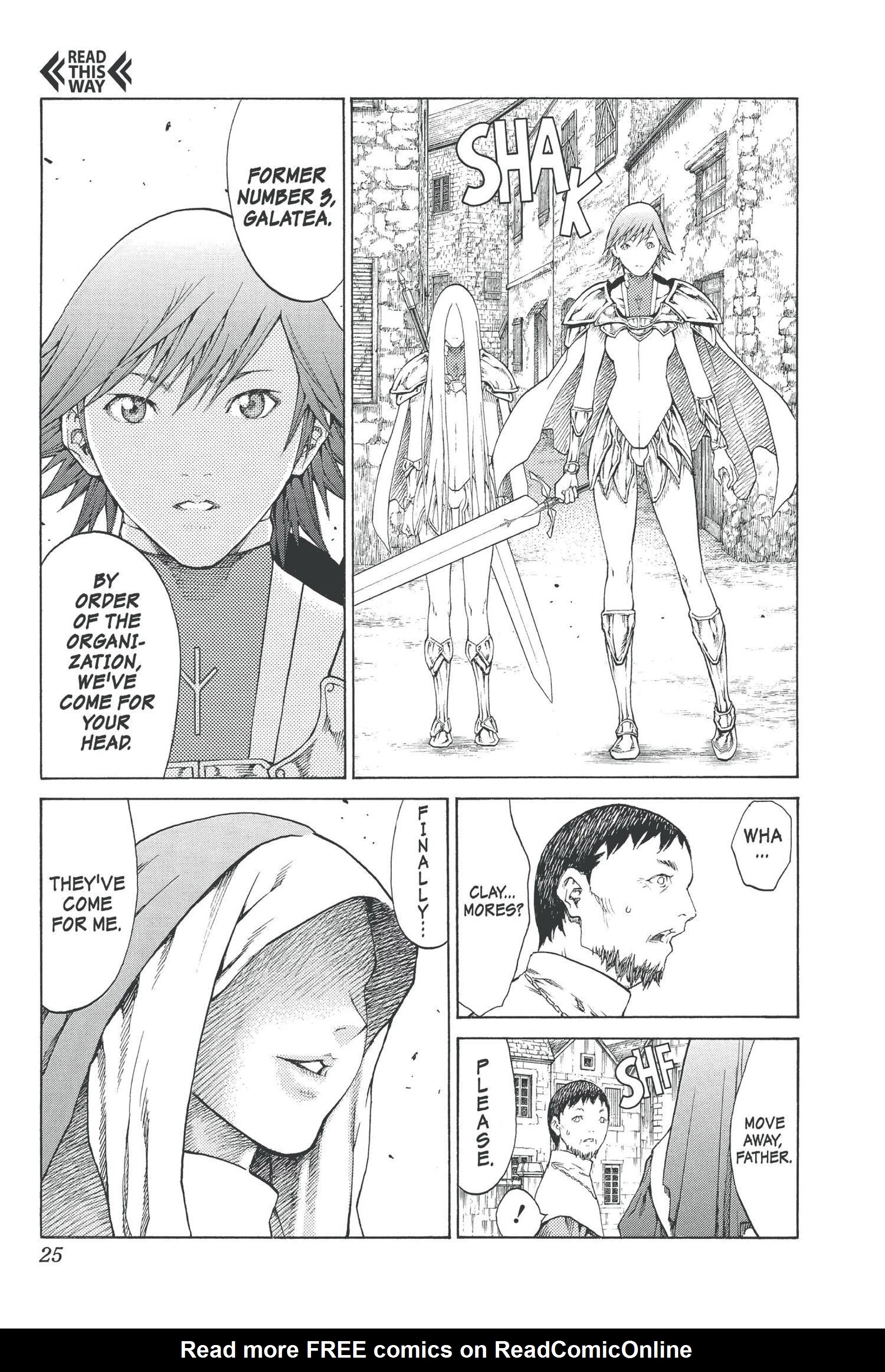 Read online Claymore comic -  Issue #14 - 24