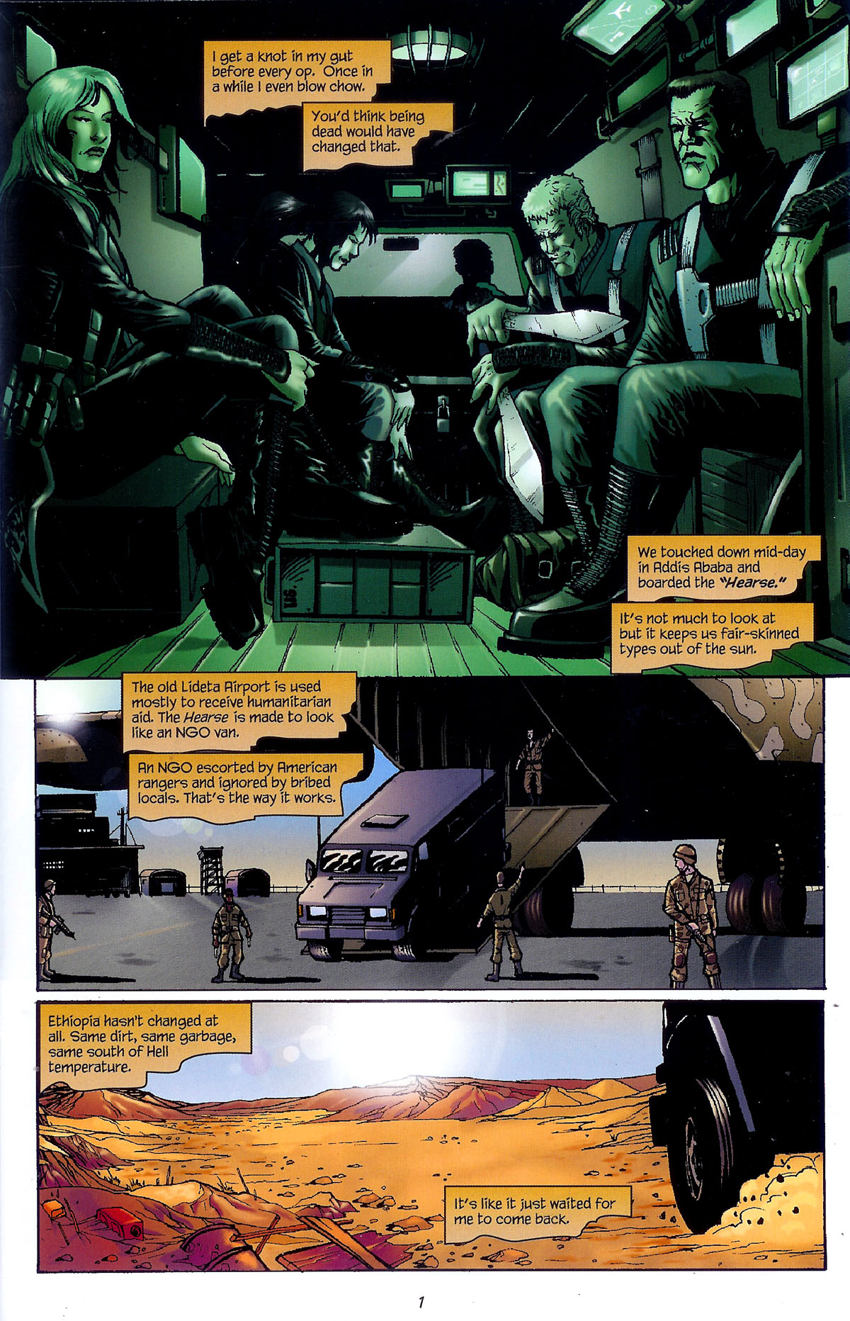 Read online CVO: Covert Vampiric Operations - African Blood comic -  Issue #2 - 3