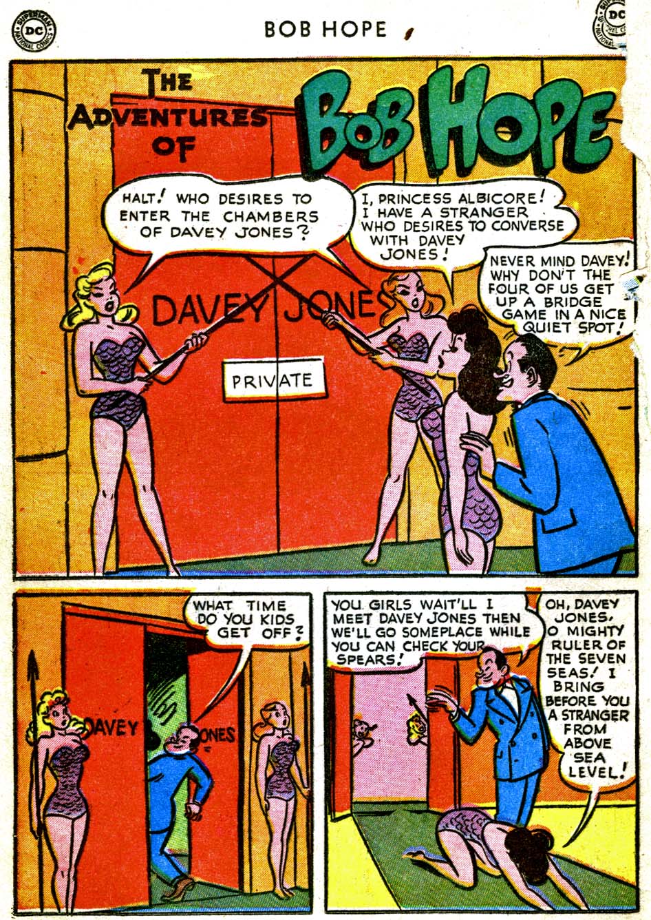 Read online The Adventures of Bob Hope comic -  Issue #20 - 22