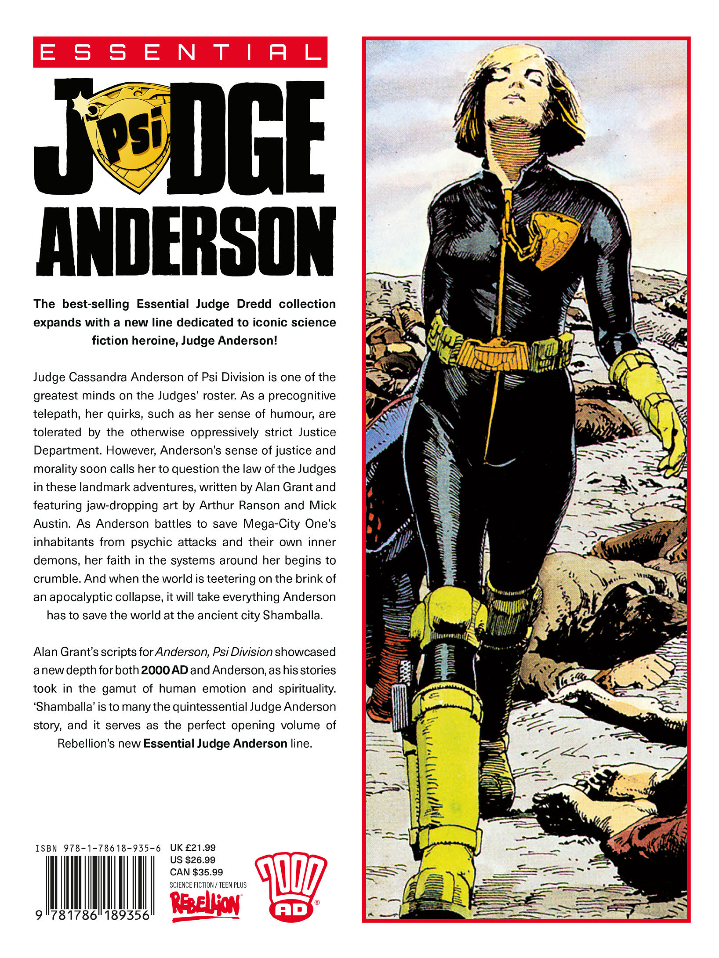 Read online Essential Judge Anderson: Shamball comic -  Issue # TPB - 147