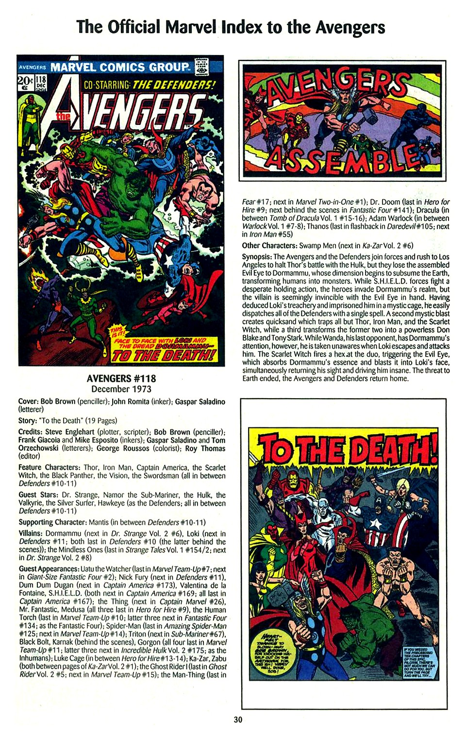 Read online The Official Marvel Index to the Avengers comic -  Issue #2 - 32