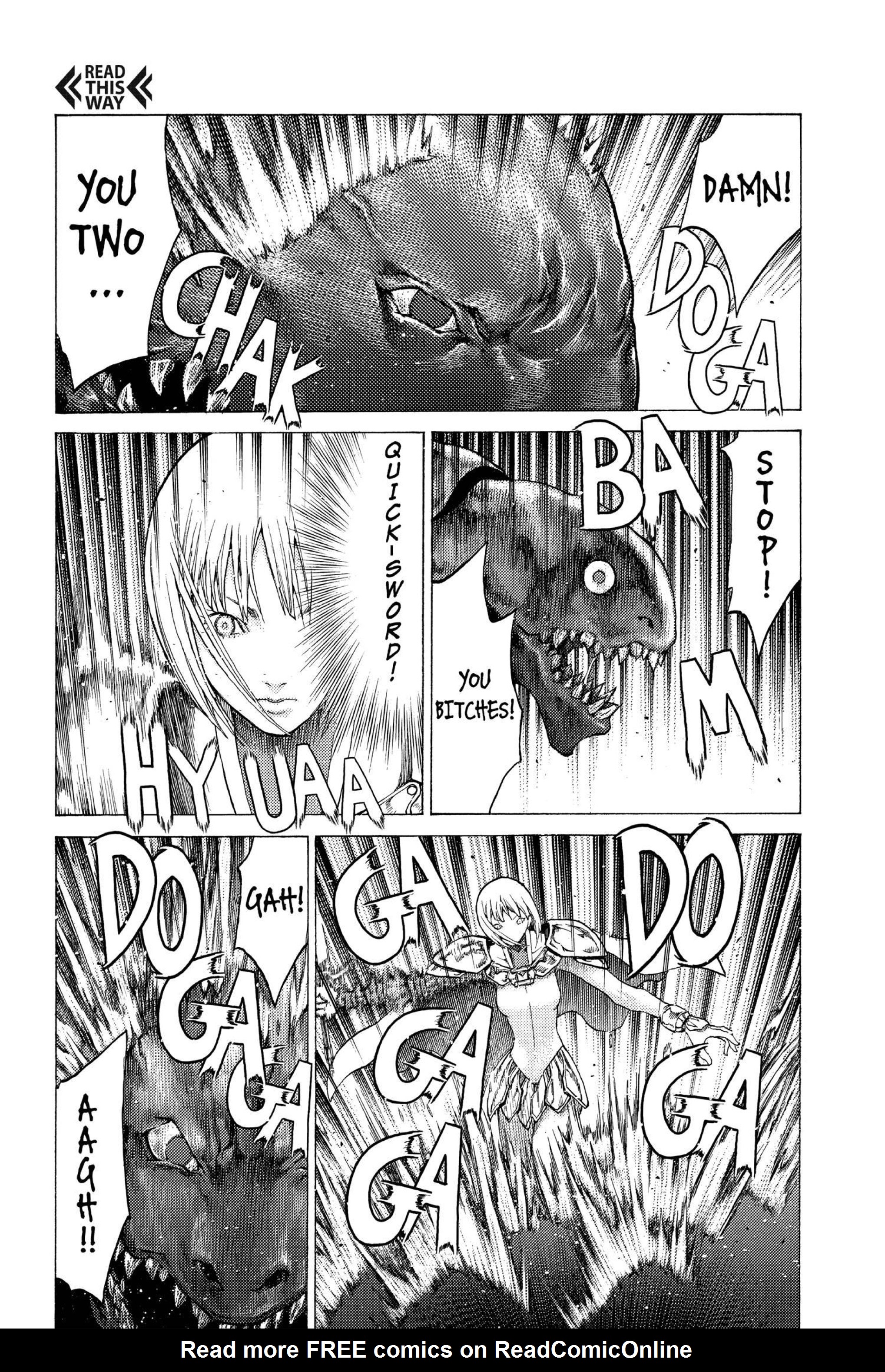 Read online Claymore comic -  Issue #10 - 67