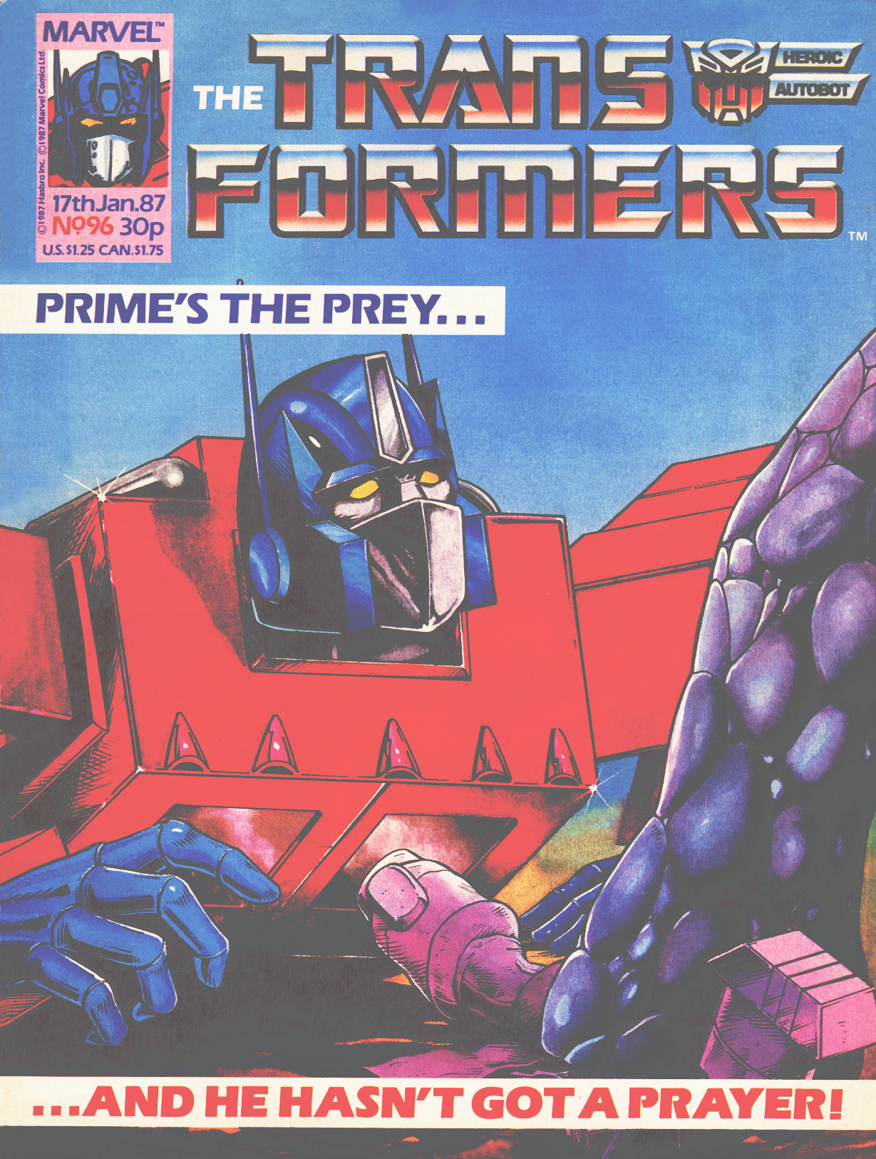 Read online The Transformers (UK) comic -  Issue #96 - 1