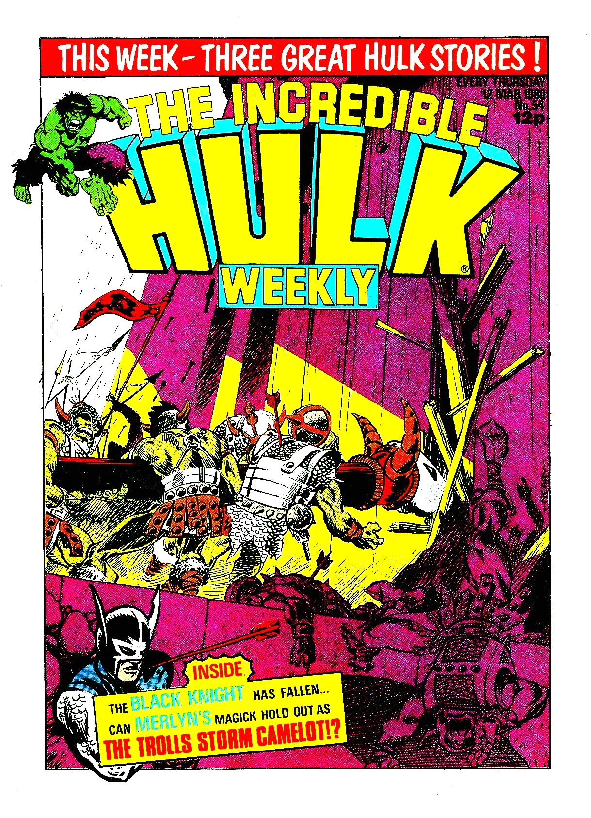 Read online The Incredible Hulk Weekly comic -  Issue #54 - 1