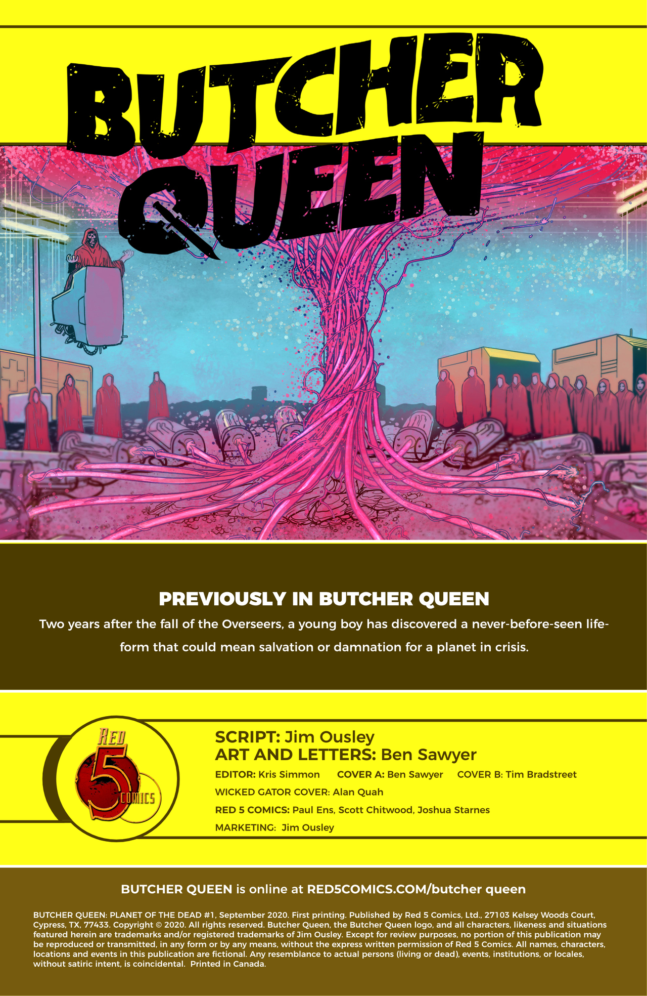 Read online Butcher Queen: Planet of the Dead comic -  Issue #1 - 2