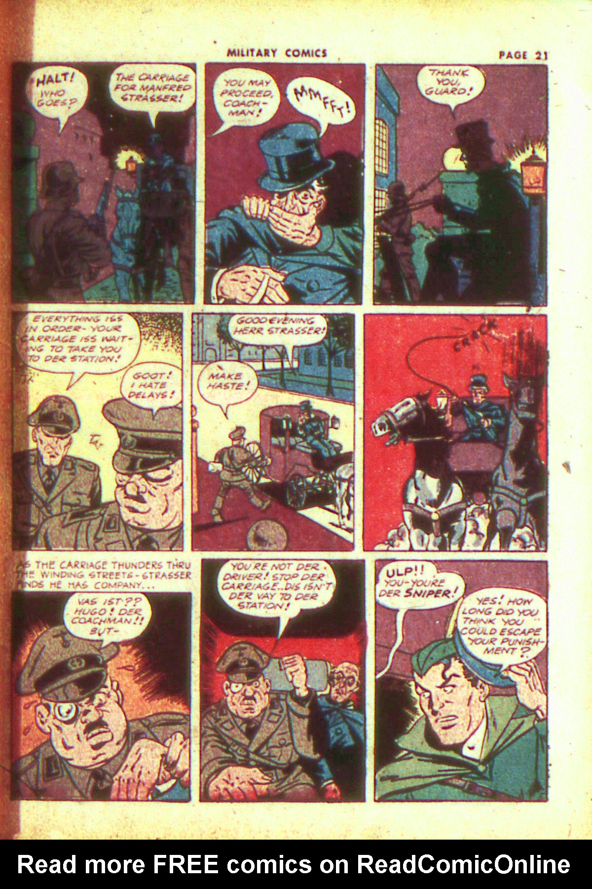 Read online Military Comics comic -  Issue #13 - 23