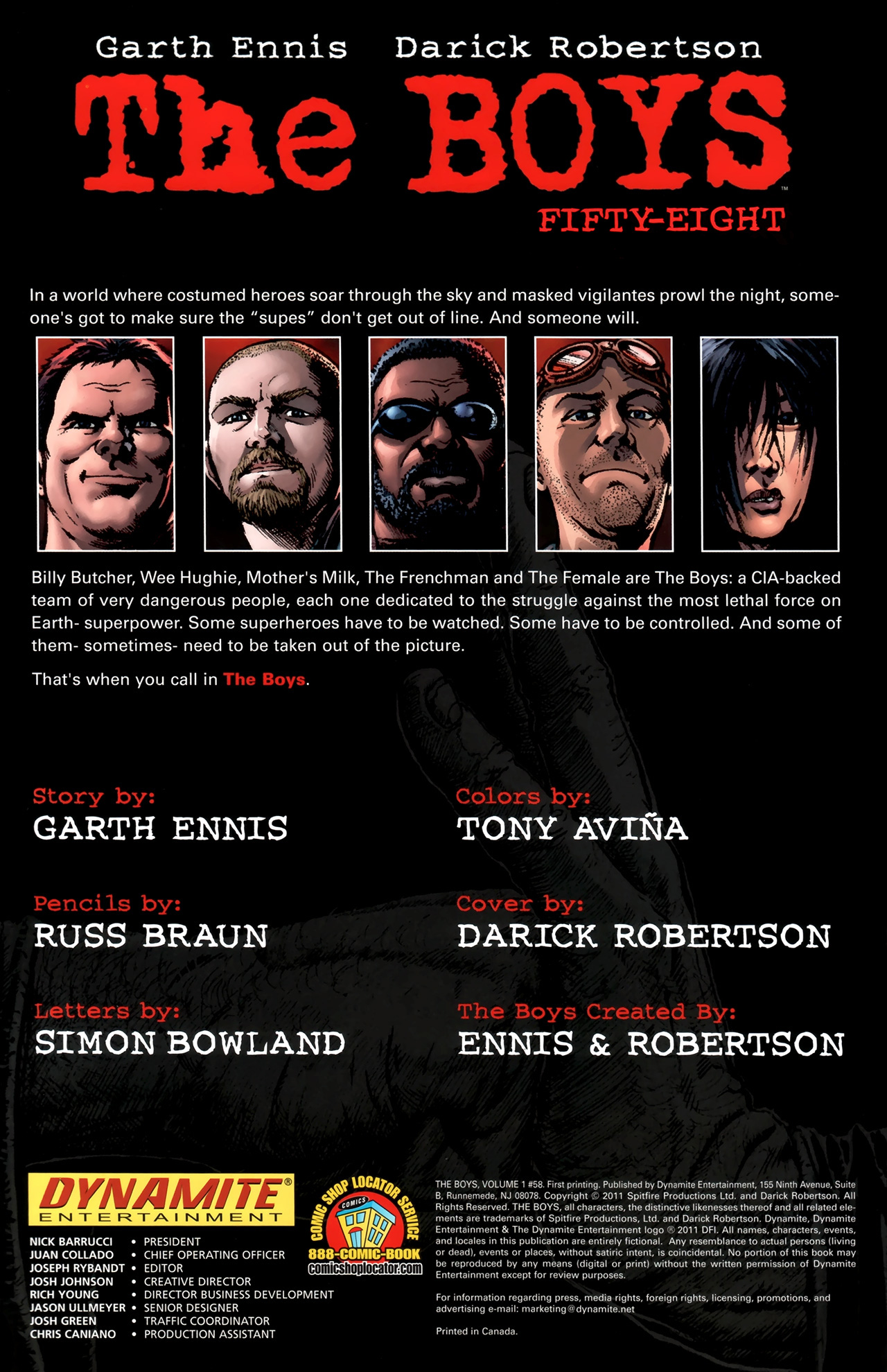 Read online The Boys comic -  Issue #58 - 2