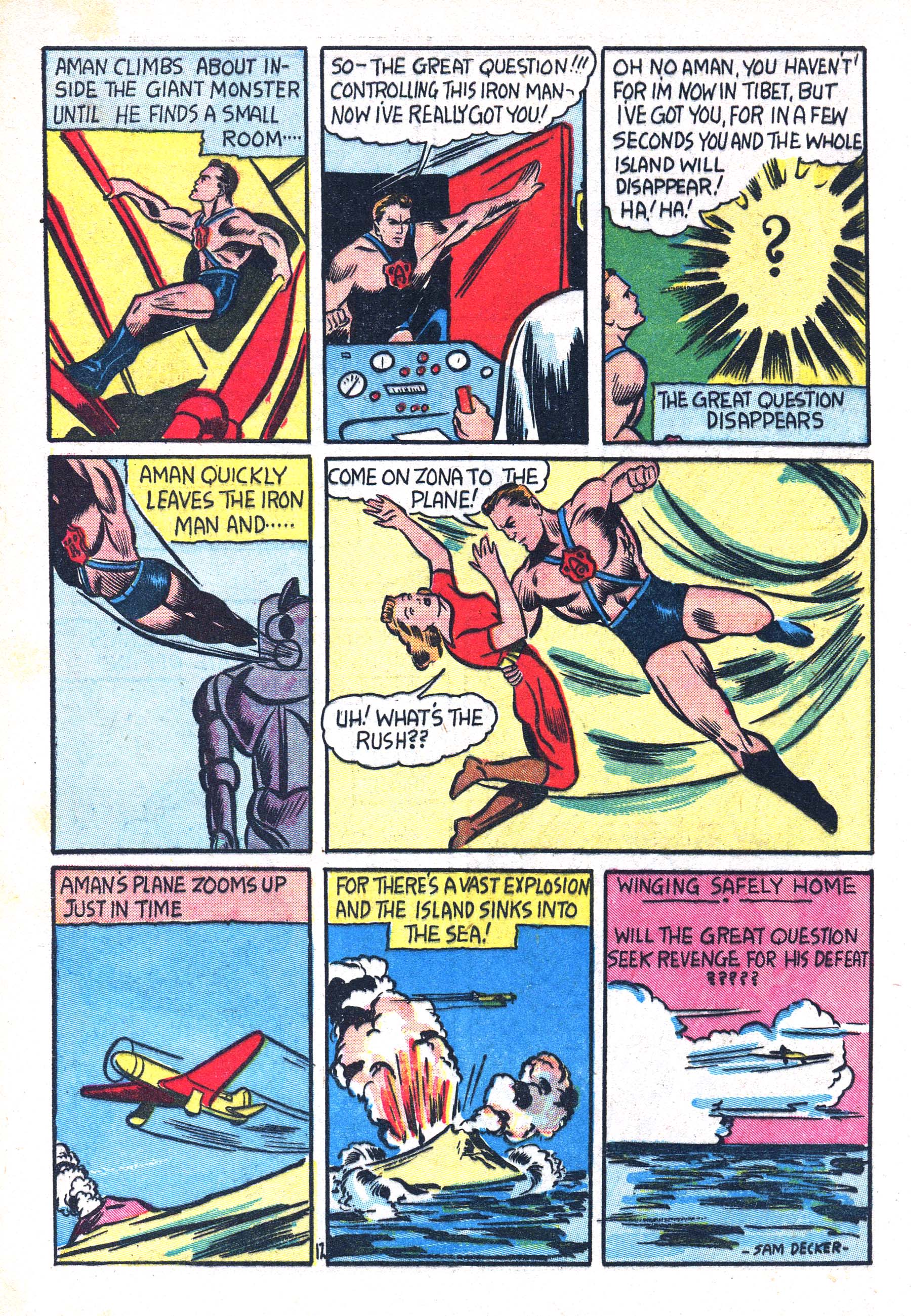 Read online Amazing Man Comics comic -  Issue #21 - 13