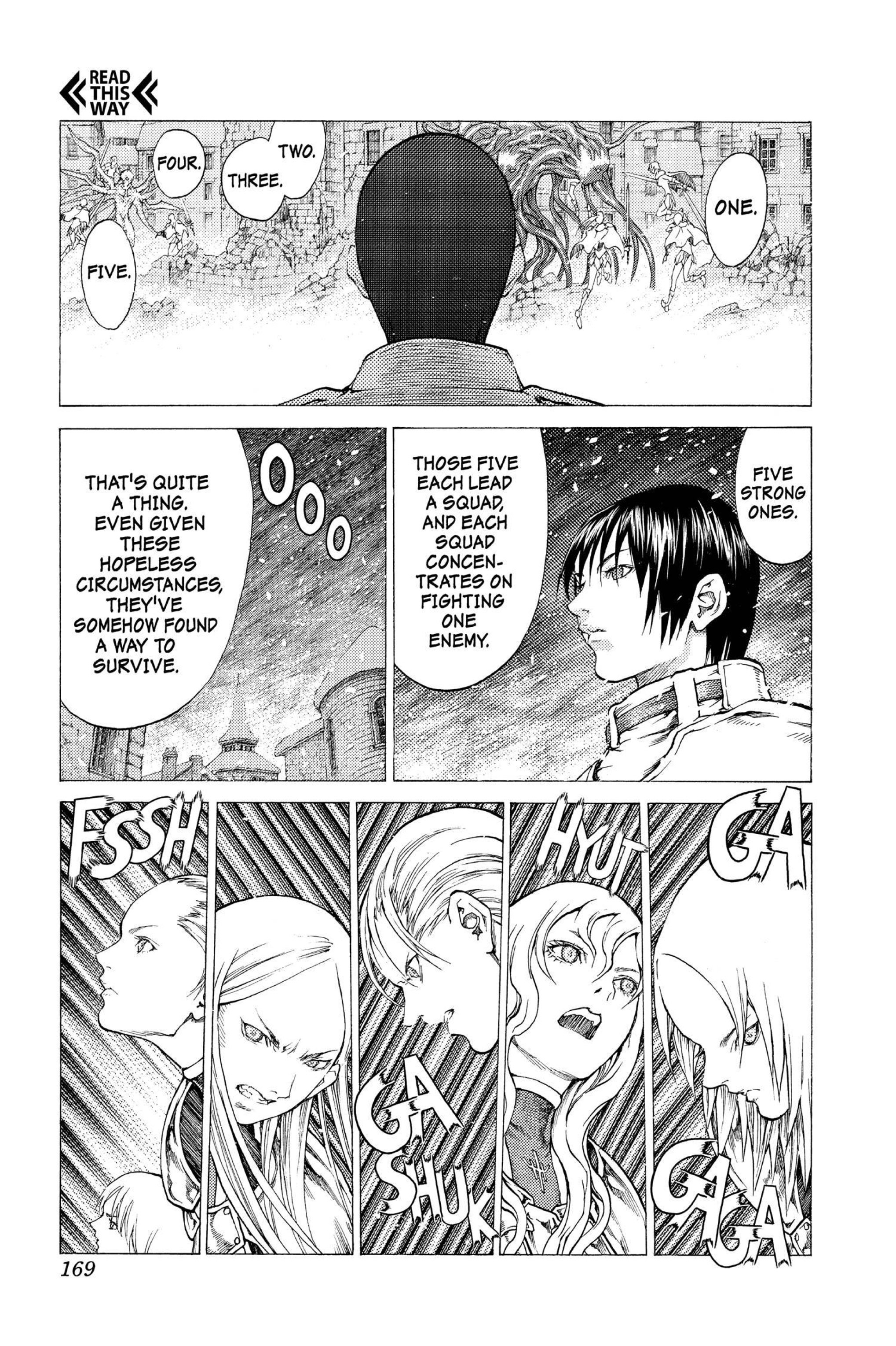 Read online Claymore comic -  Issue #10 - 156