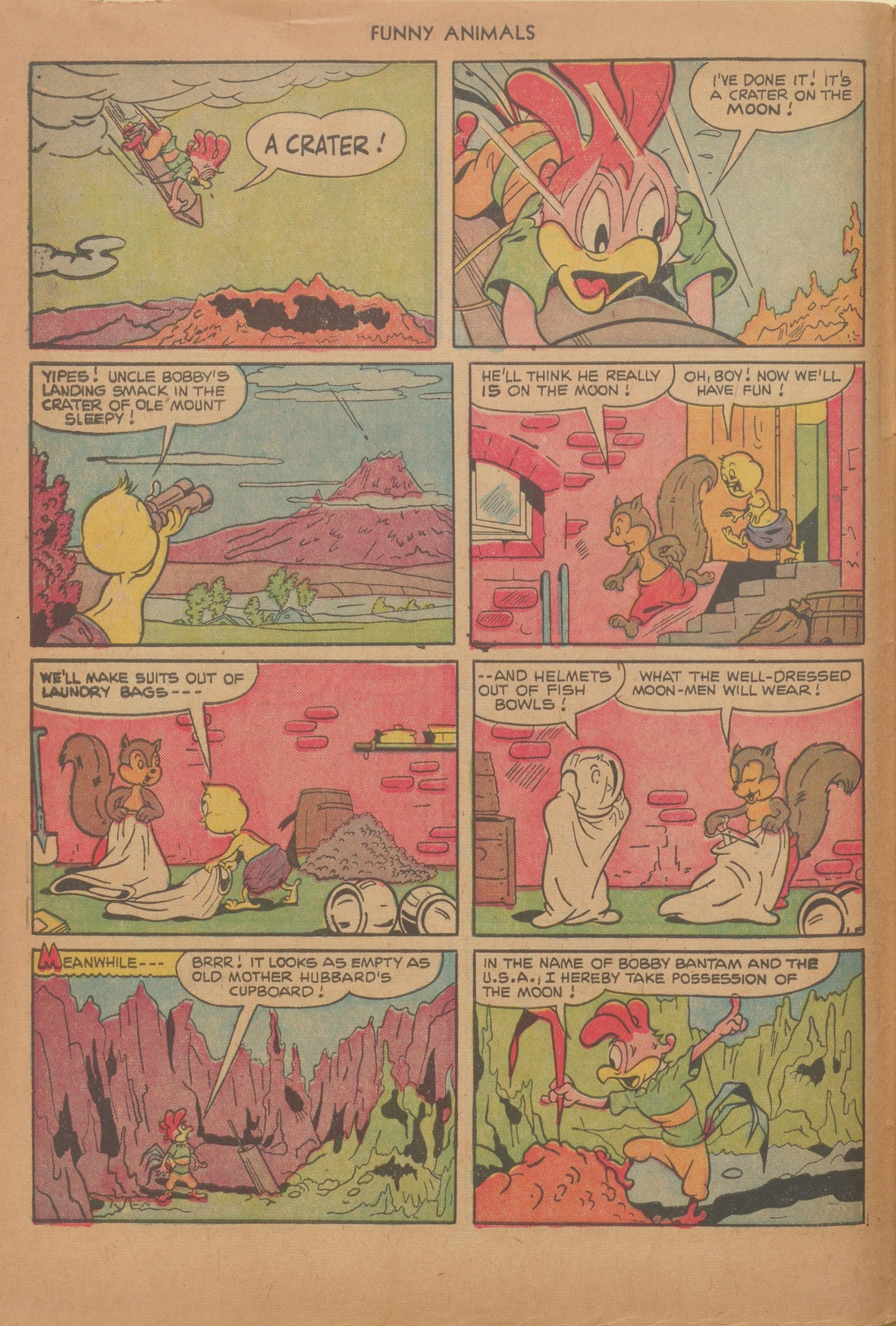 Read online Fawcett's Funny Animals comic -  Issue #74 - 6